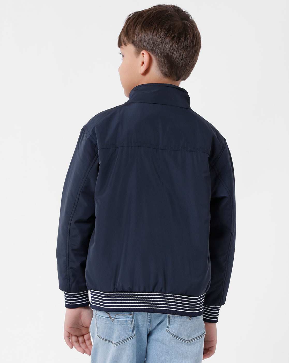 Navy Winter K&O Jacket