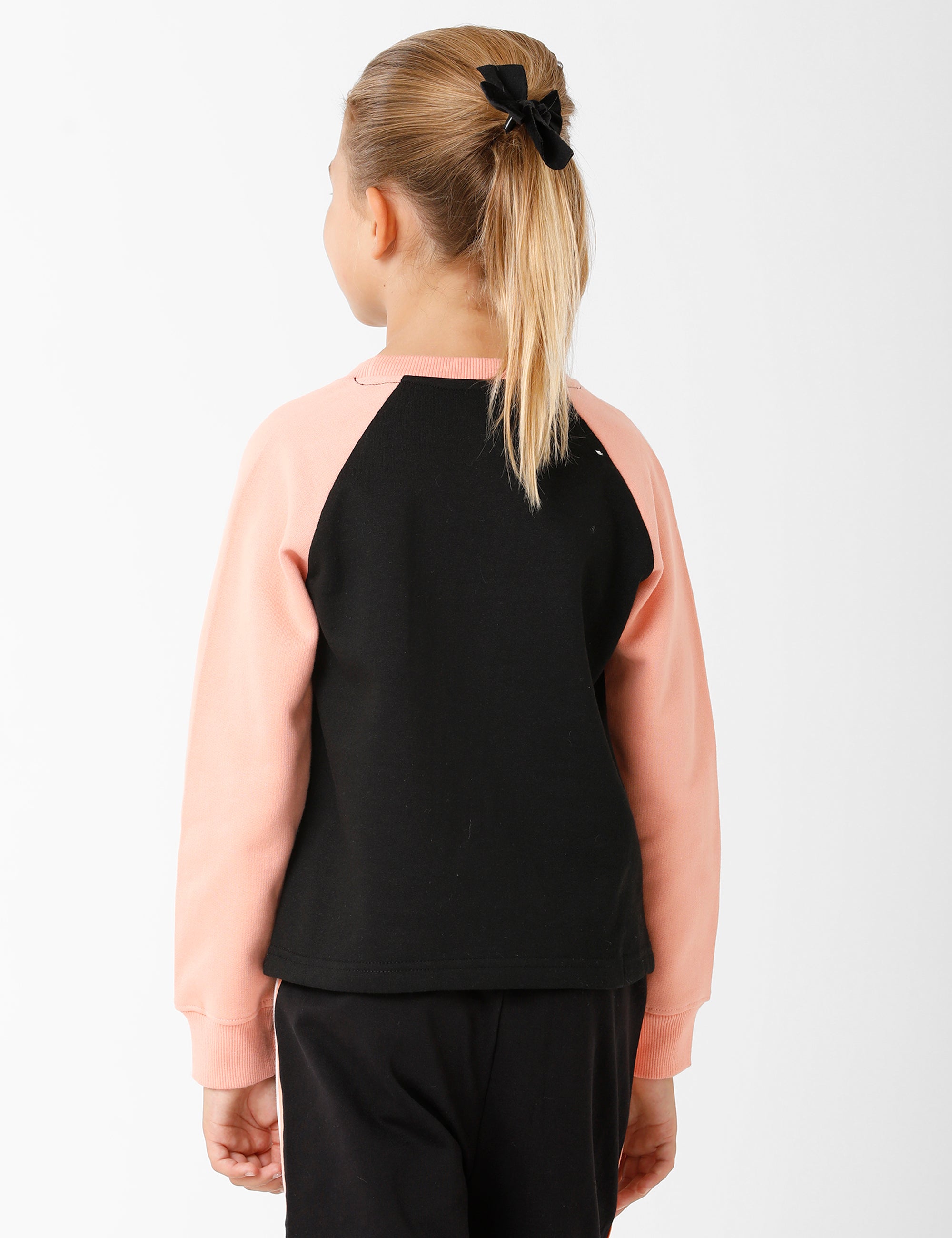 Black Printed Sweatshirt