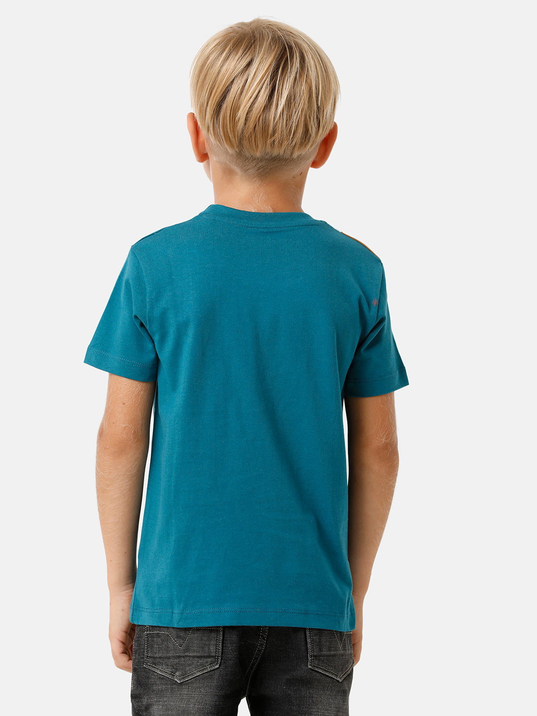 Boys Cut & Sew Printed T-shirt