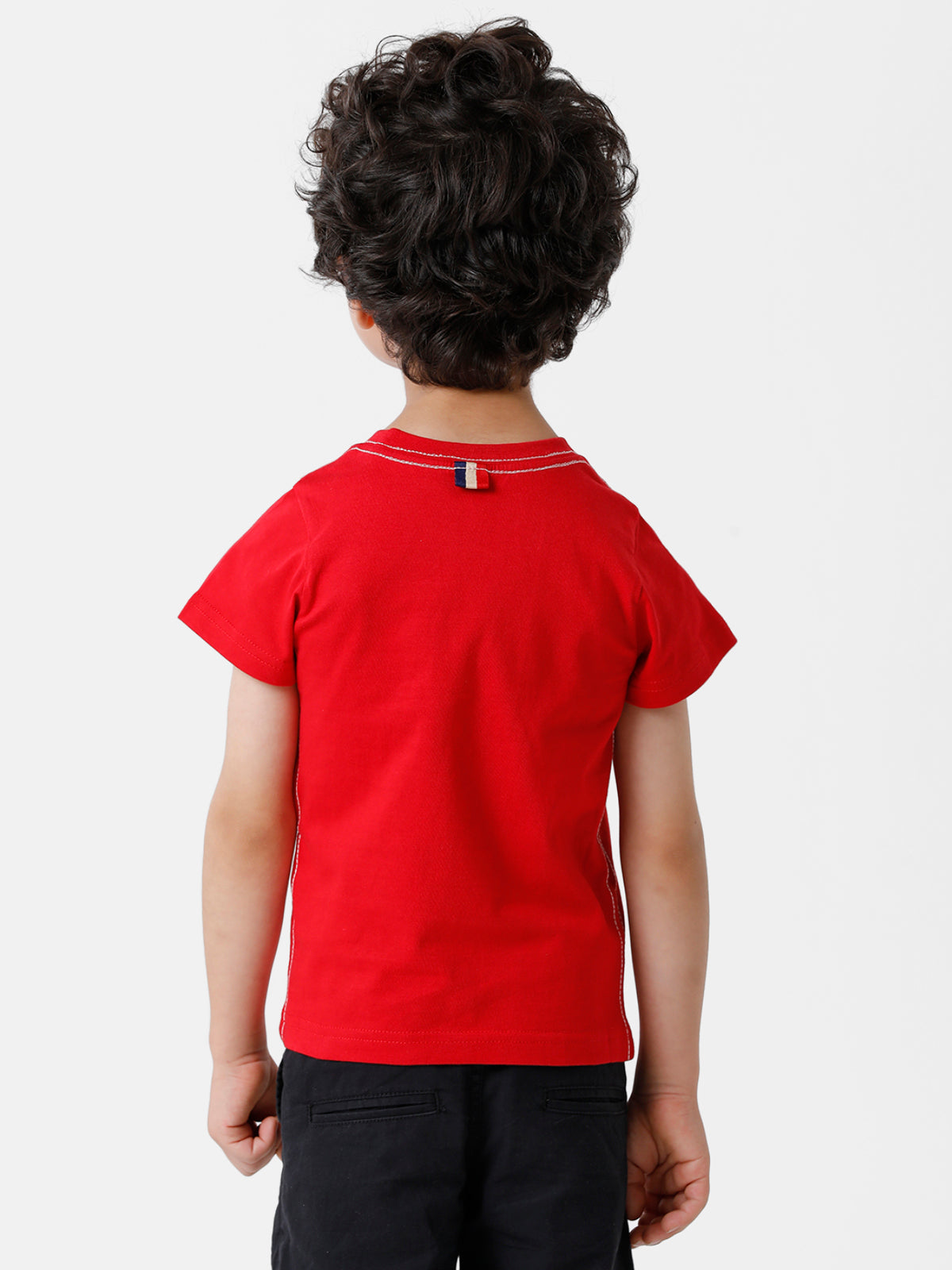 Rich Red Printed Tee