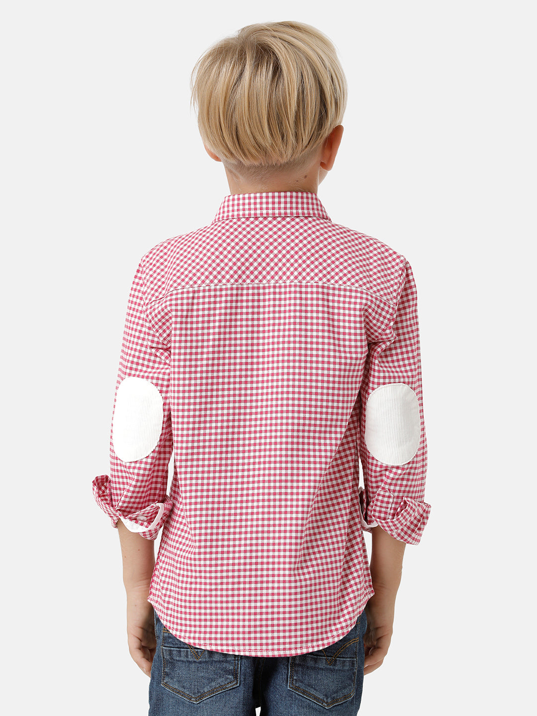Boys Gingham Checked Shirt