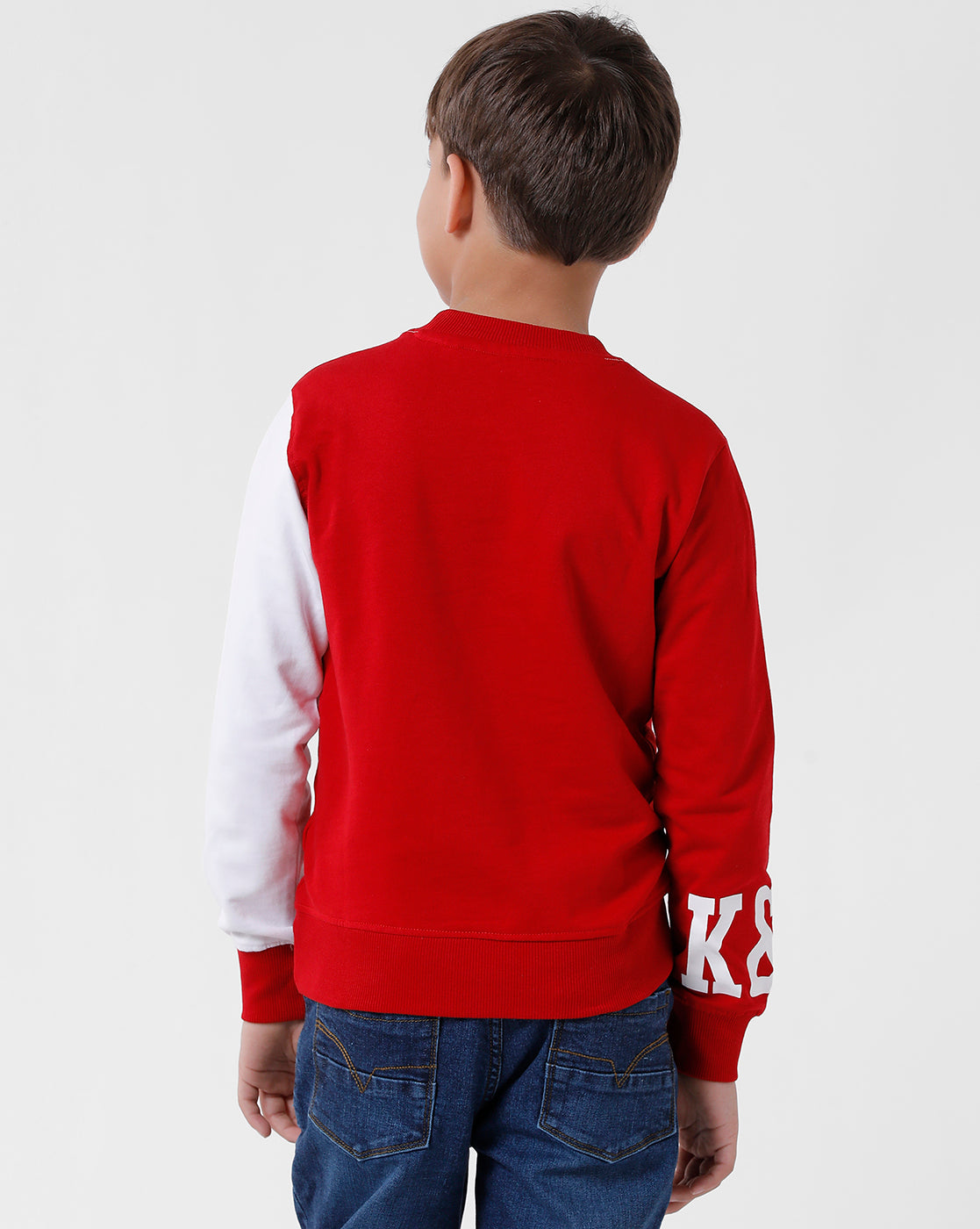 Red Cut & Sew Sweatshirt
