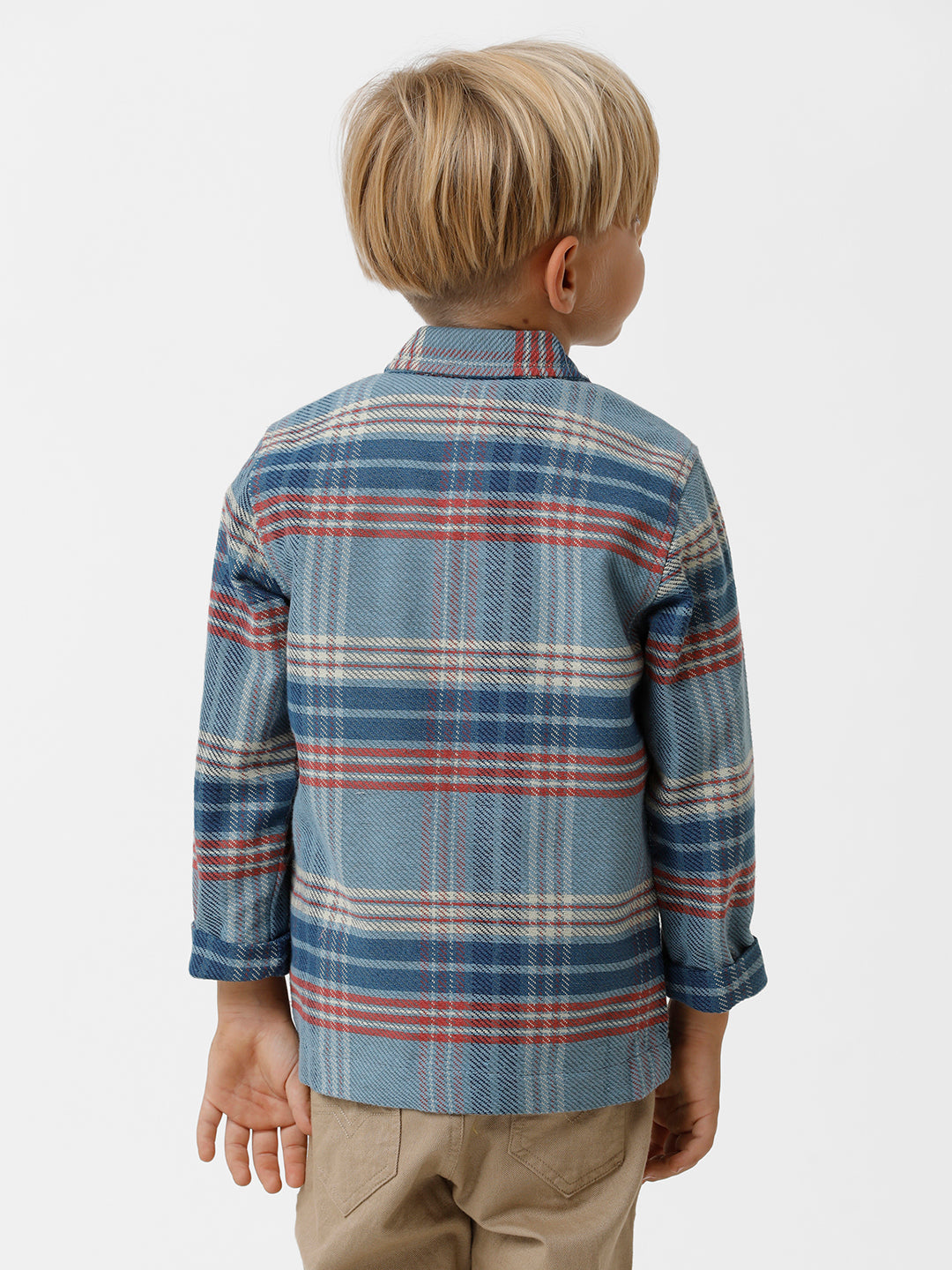 Boys Checked Shacket