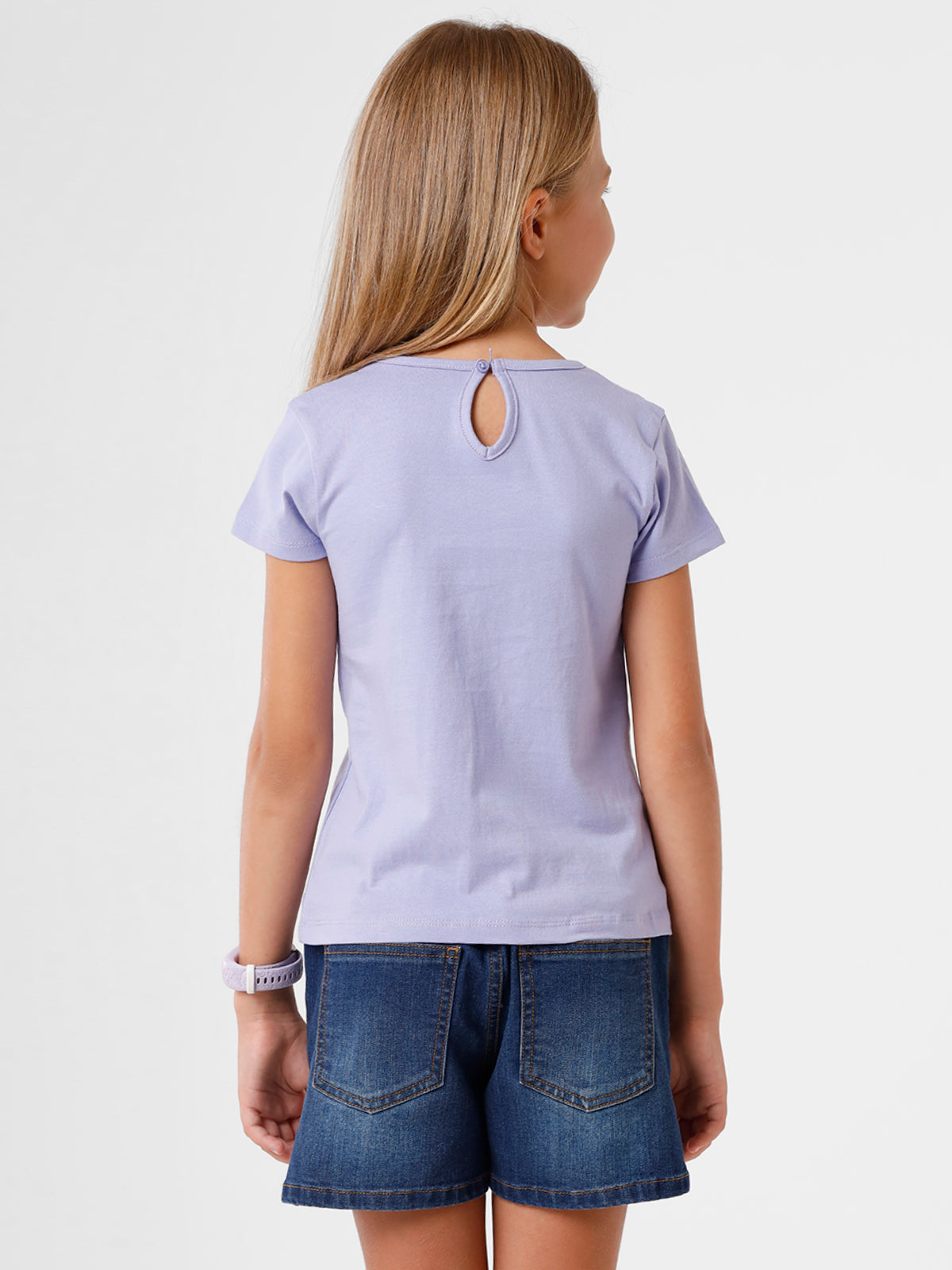 Lavender T-Shirt with Print
