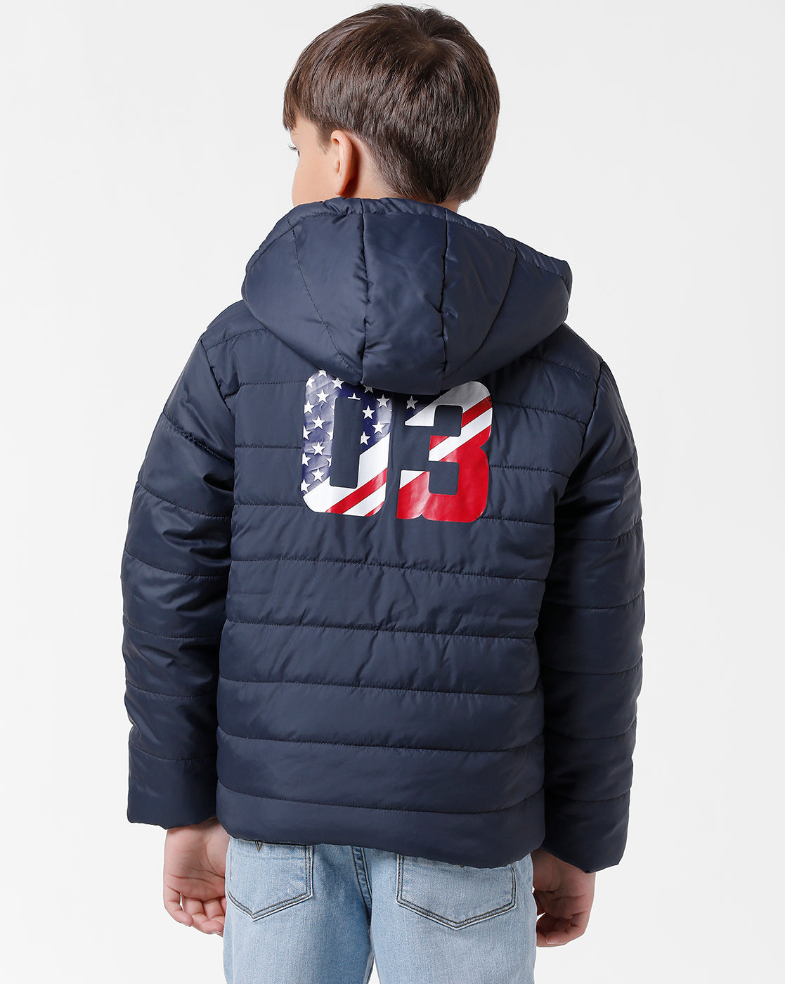 Navy Winter K&O Jacket