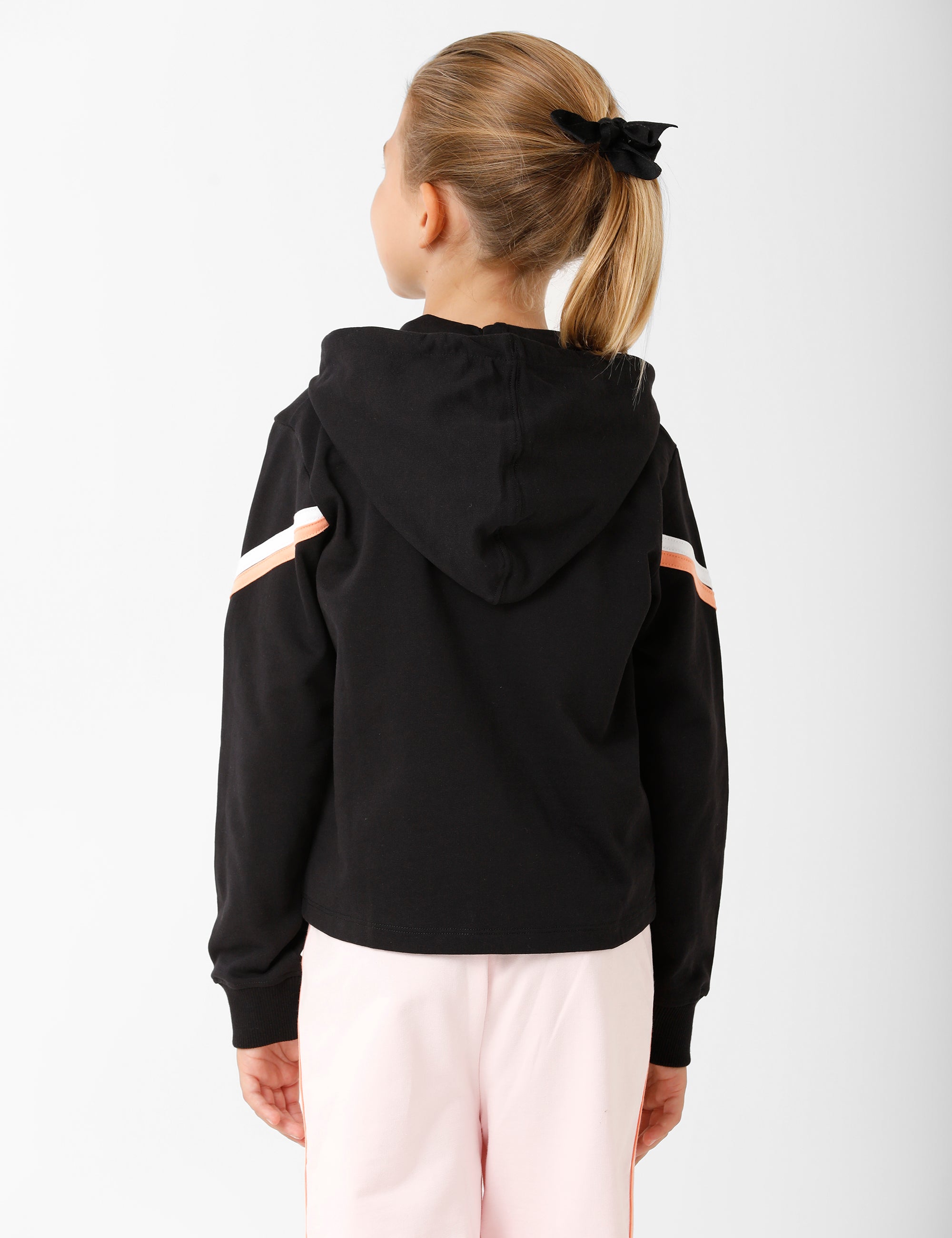 Signature Cut & Sew Black Sweatshirt