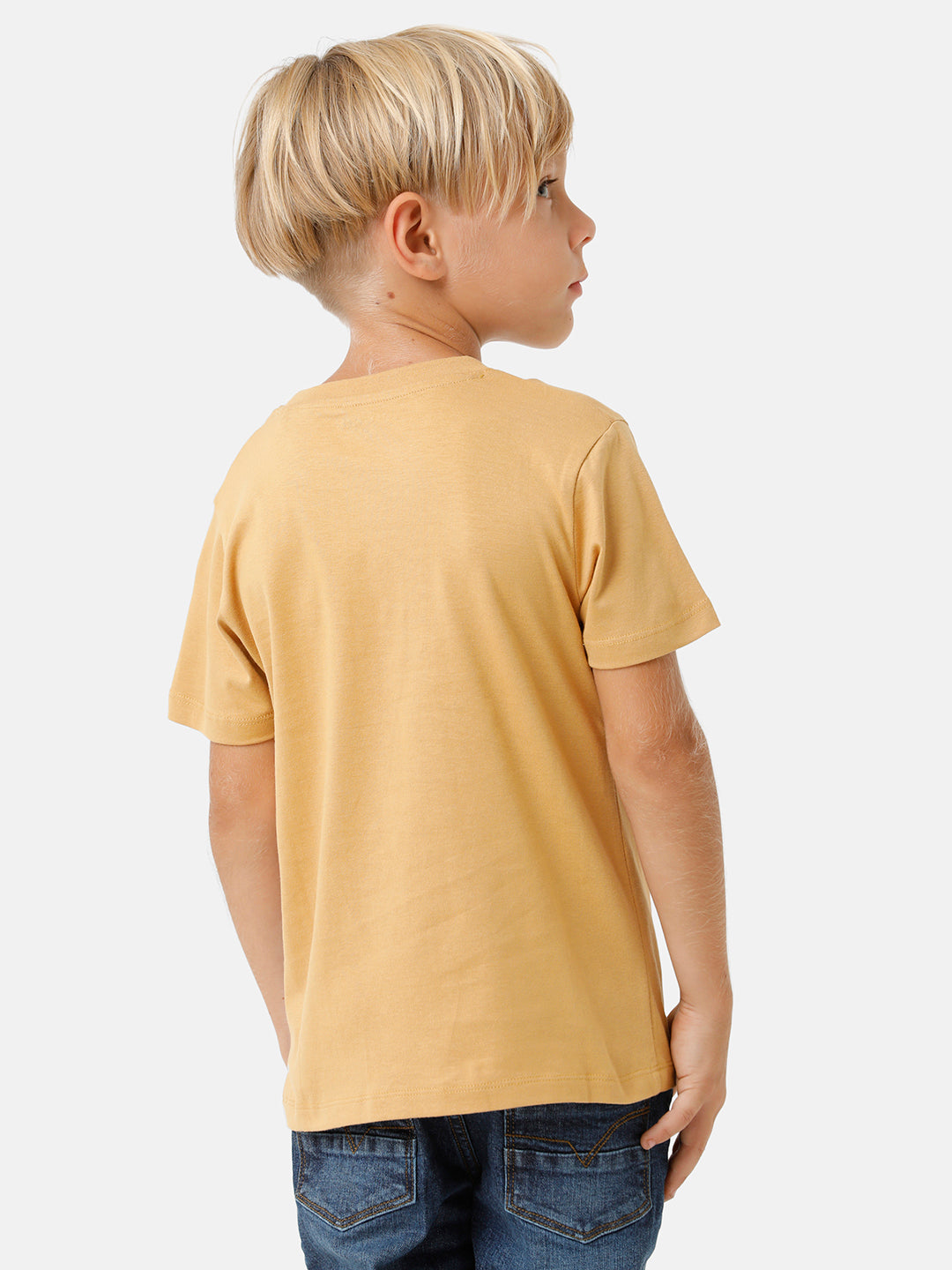 Boys Cut & Sew Printed T-shirt