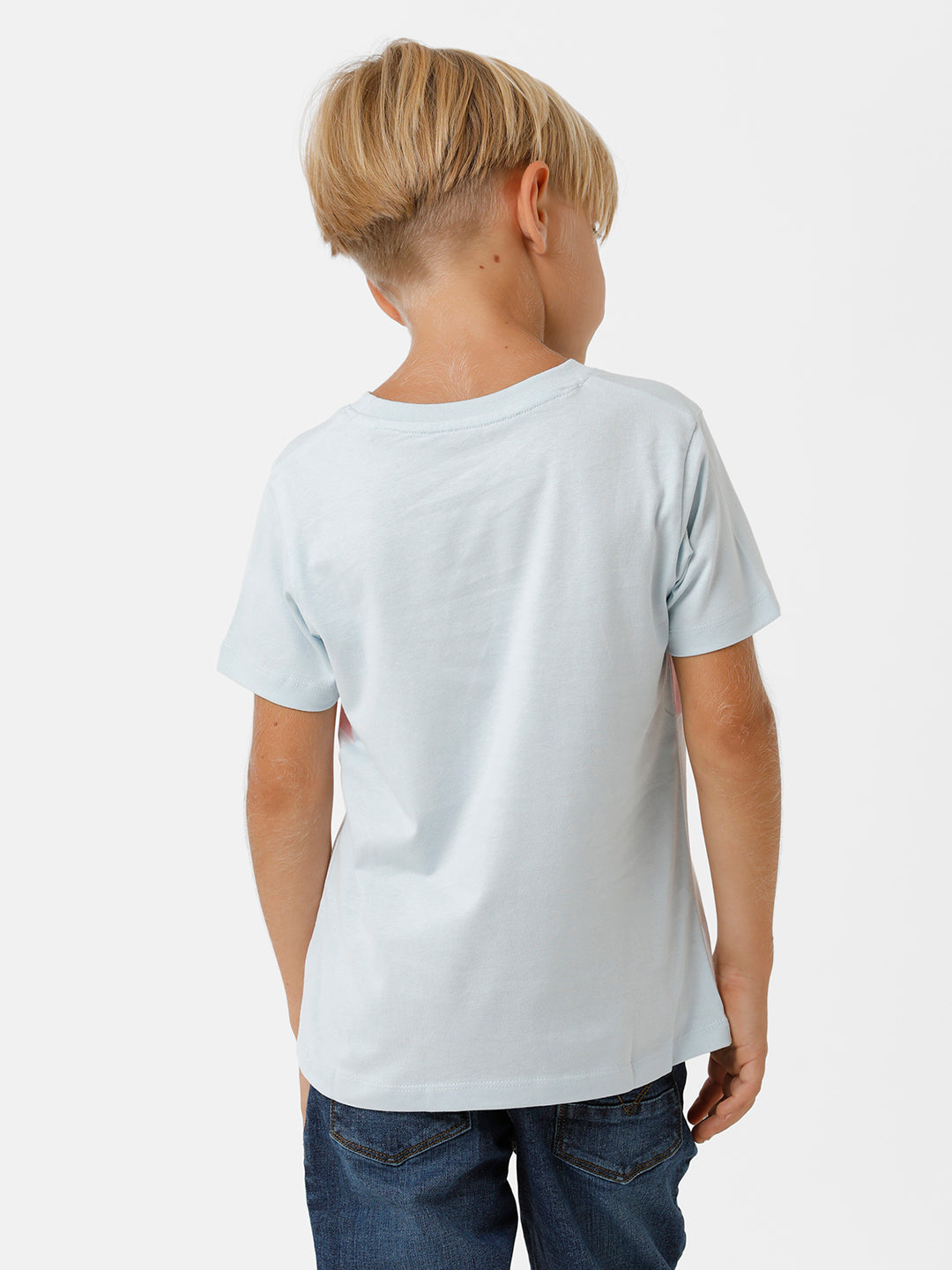 Boys Cut & Sew Placement Printed T-shirt