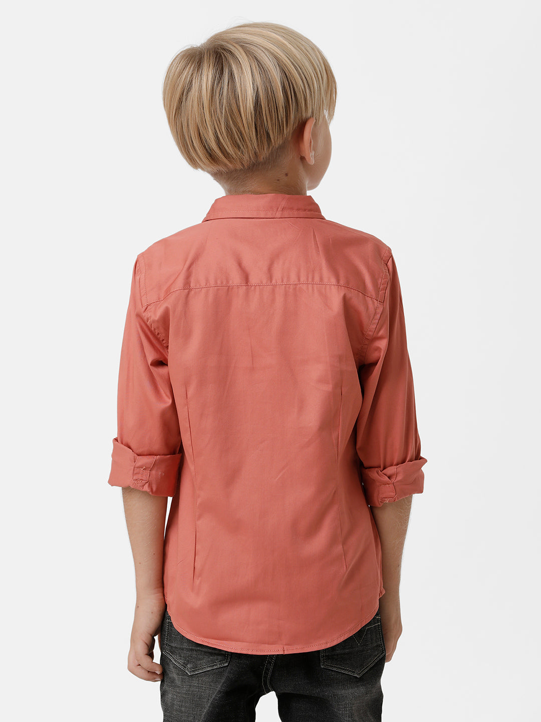 Boys Chest Printed Party Wear Shirt