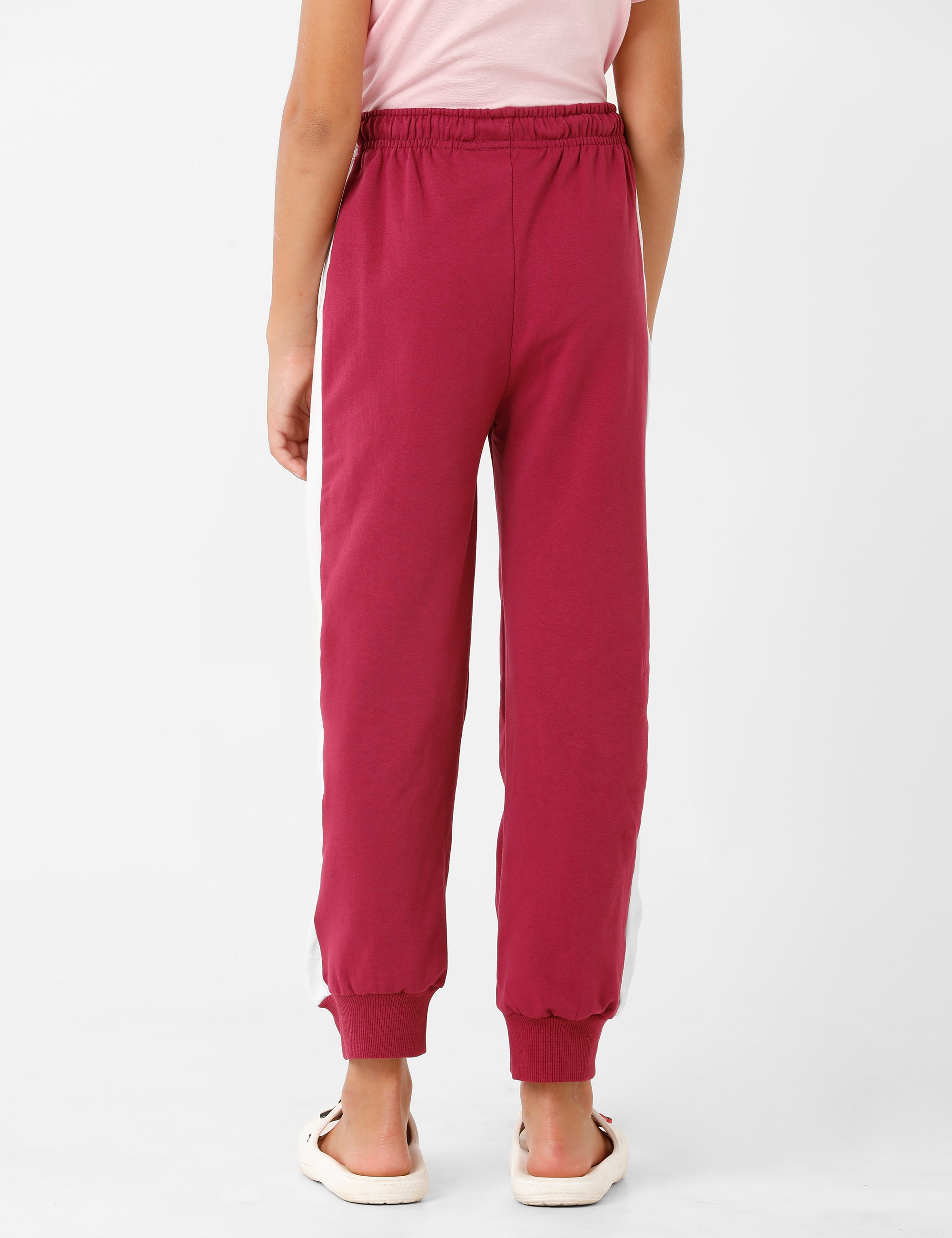 Red Signature Embroidered Track Pant