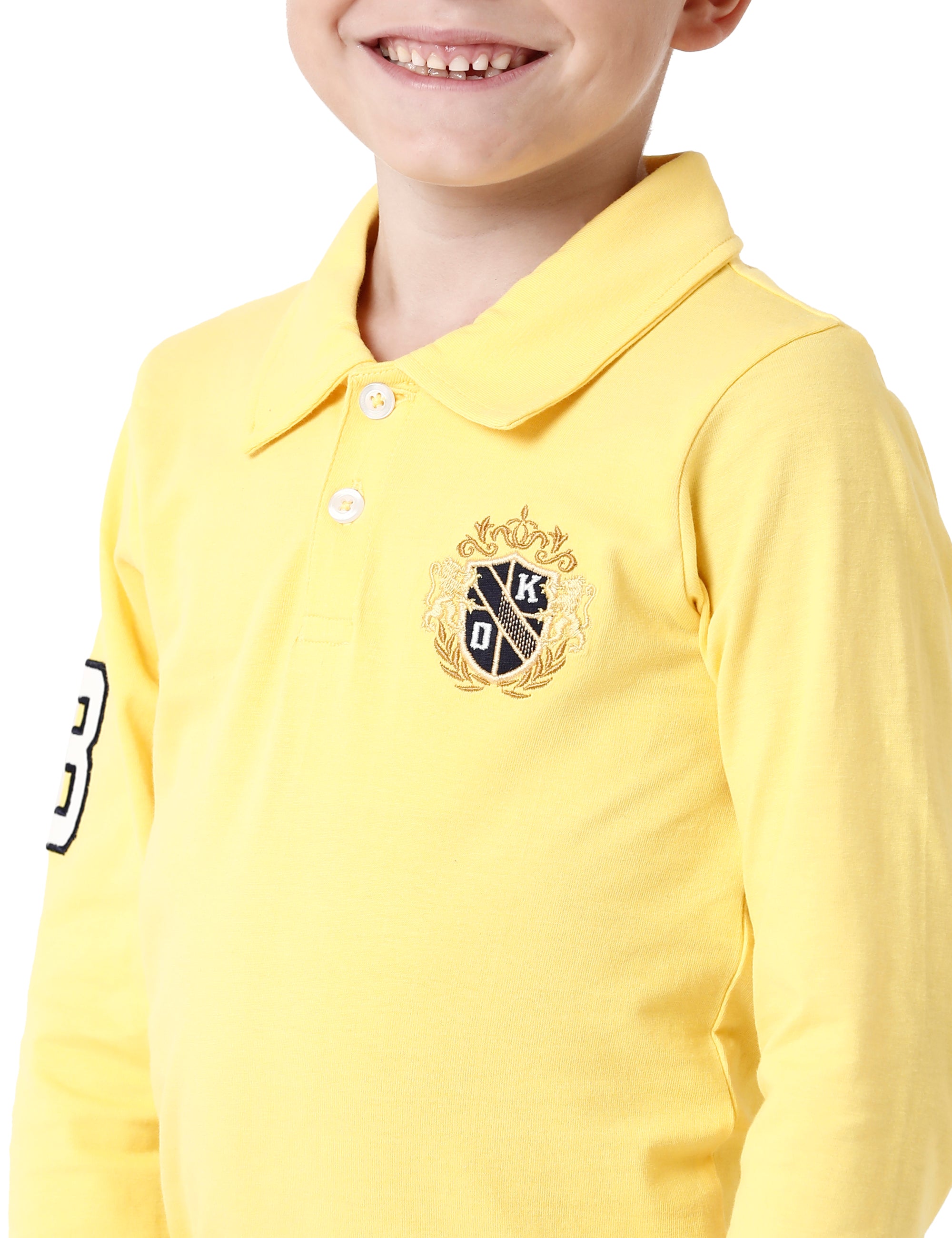 Signature Full Sleeve Yellow T-shirt