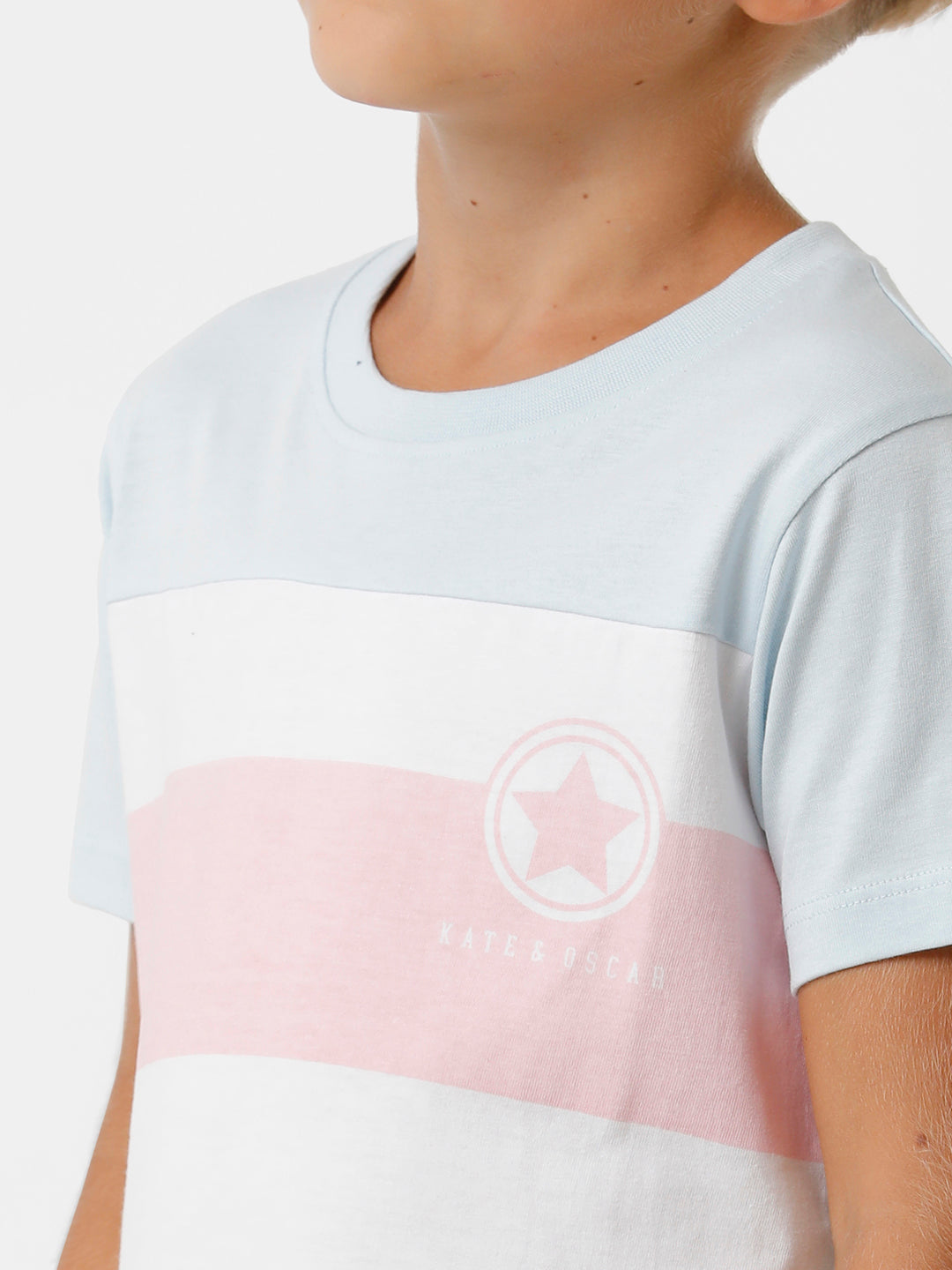 Boys Cut & Sew Placement Printed T-shirt