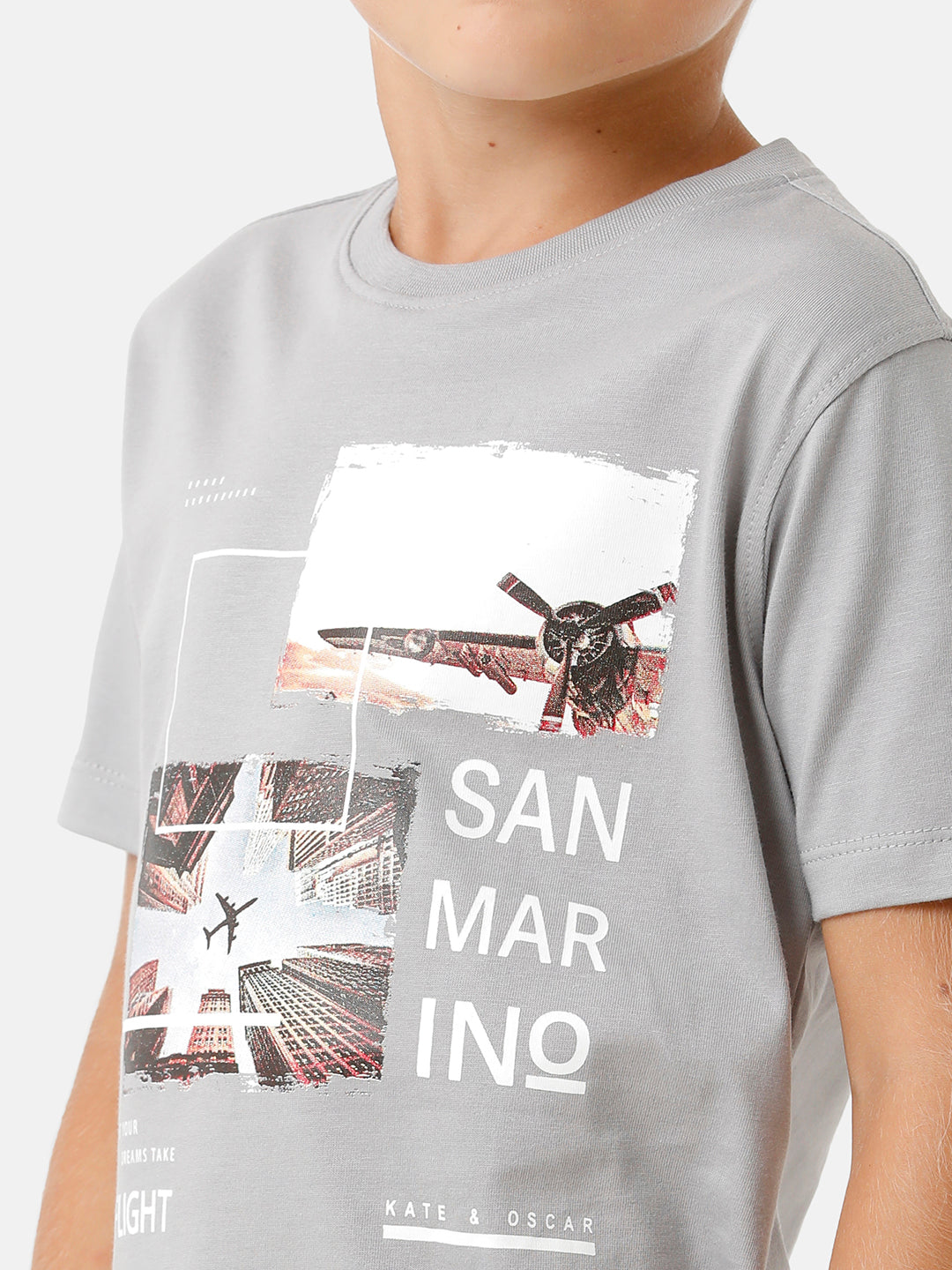 Boys Placement Printed T-shirt