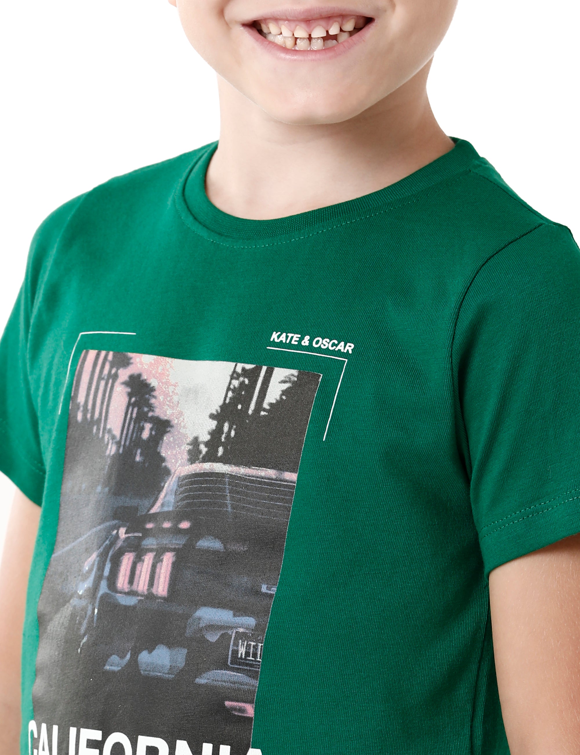 California Green Printed T-Shirt