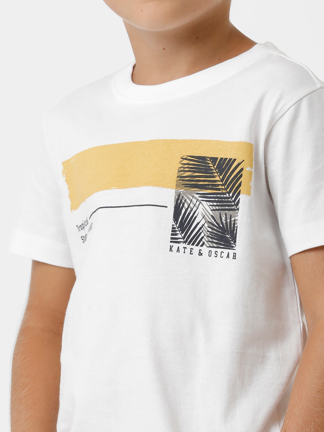 Boys Placement Printed T-shirt