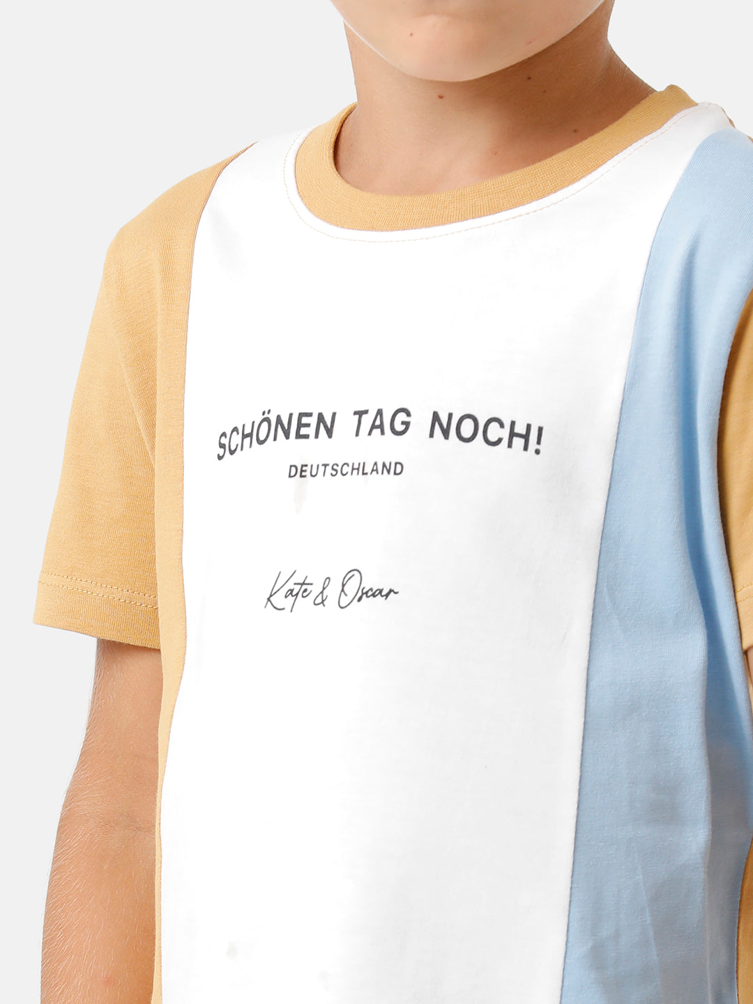 Boys Cut & Sew Printed T-shirt