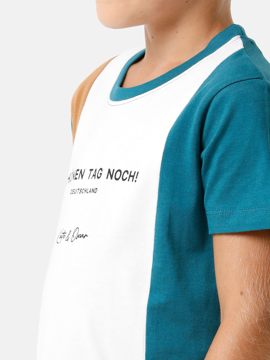 Boys Cut & Sew Printed T-shirt