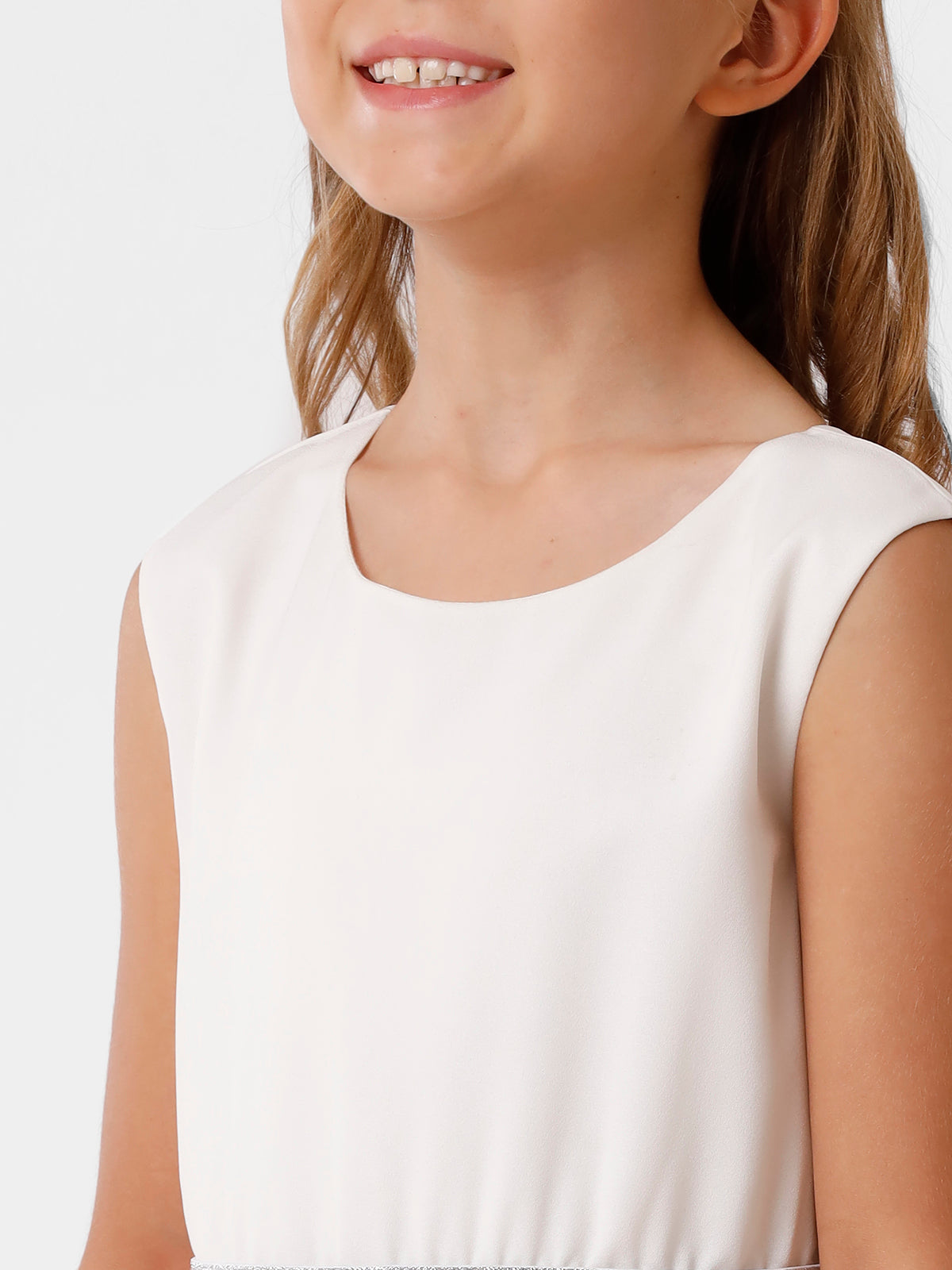 White & Pink Net Dress