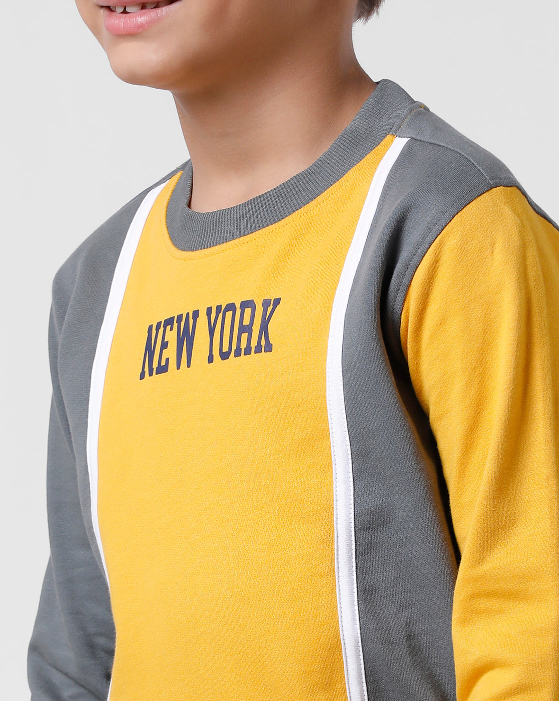 Grey Cut & Sew Sweatshirt