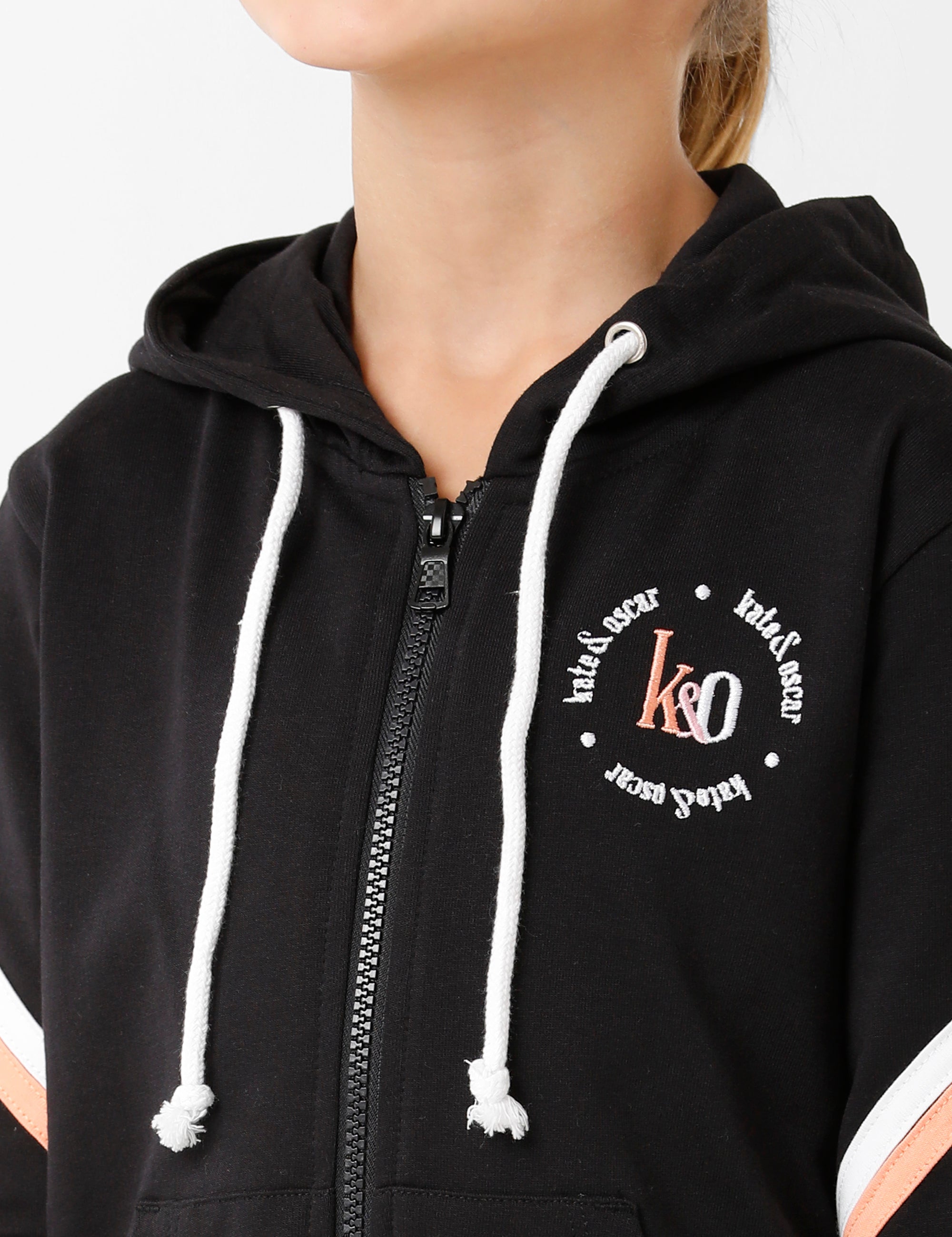 Signature Cut & Sew Black Sweatshirt