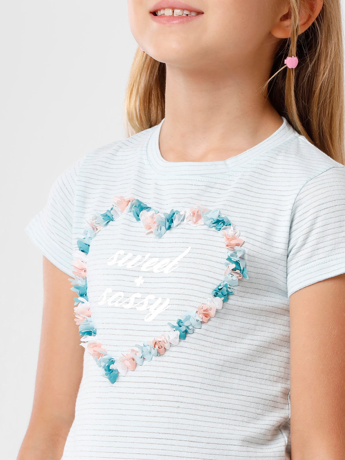 Sea Green T-shirt with Print