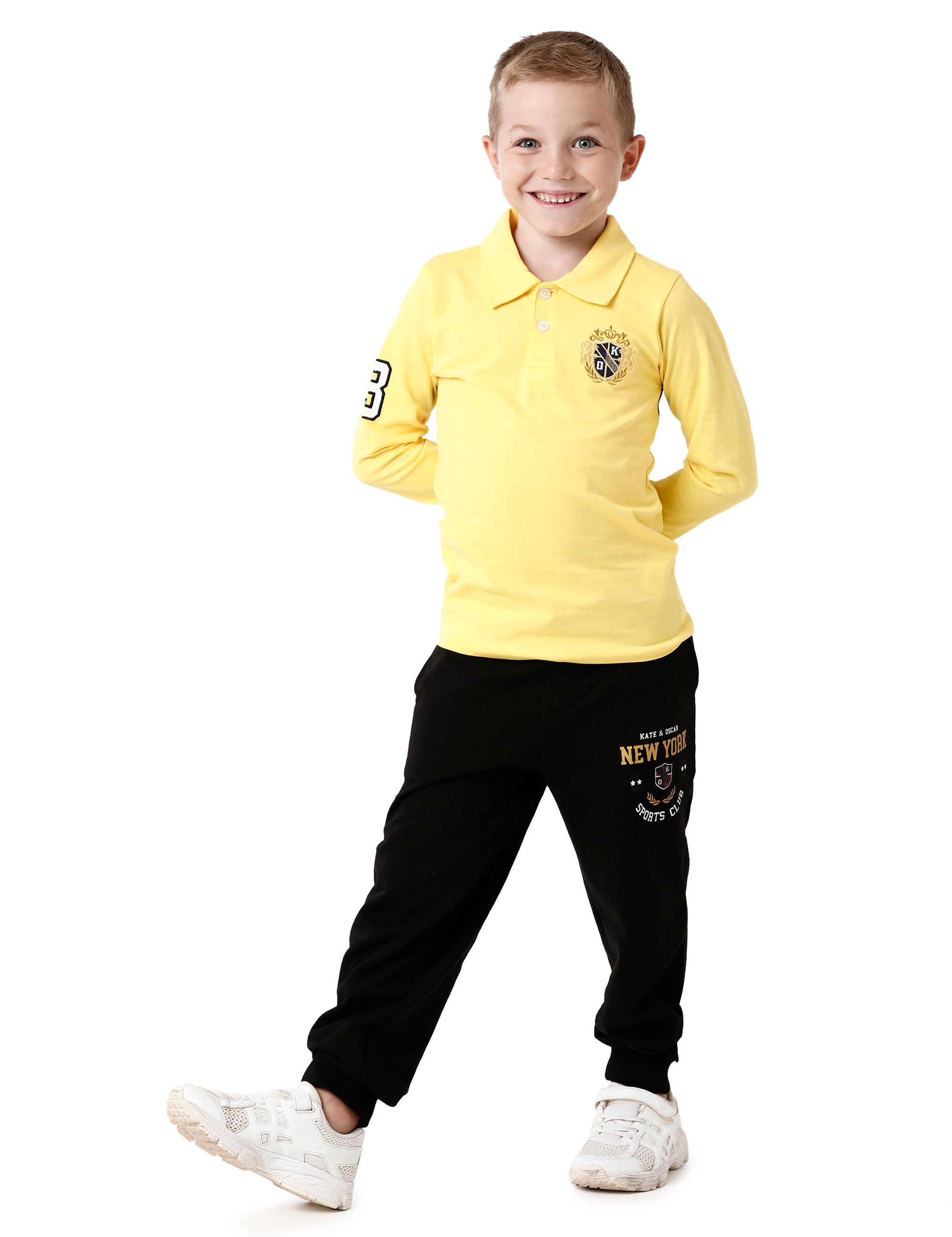 Signature Full Sleeve Yellow T-shirt