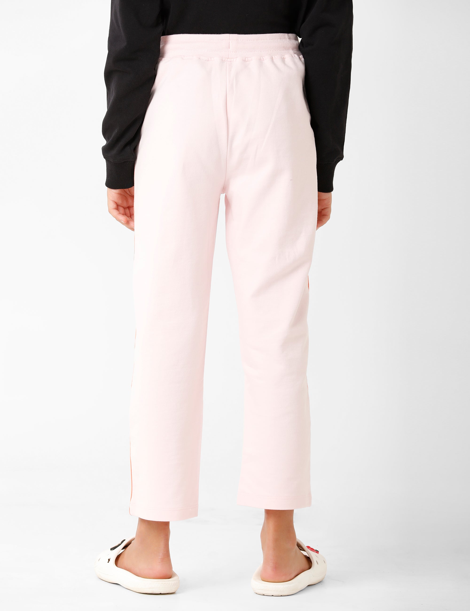 Pink Signature Embroidered Track Pant