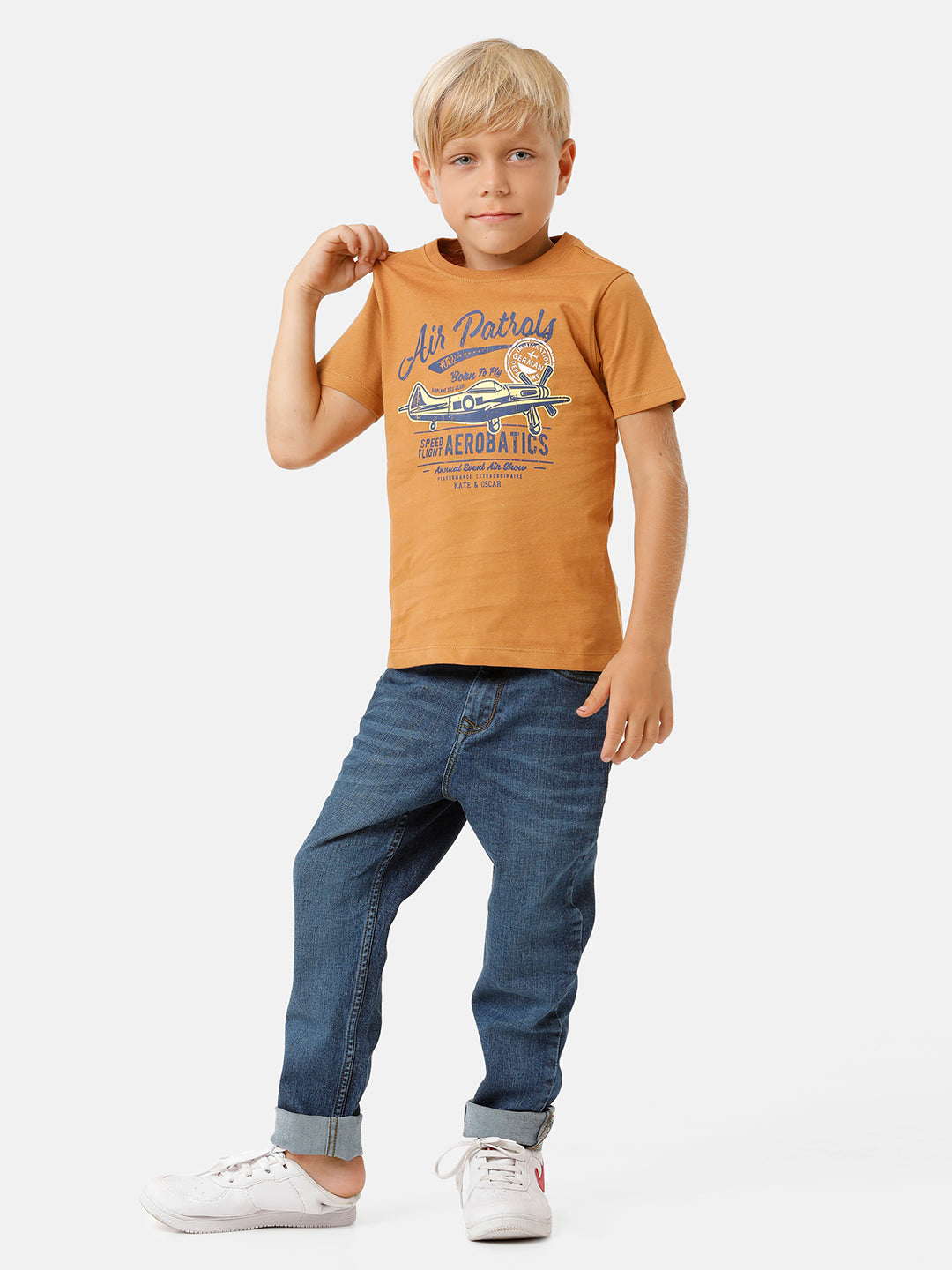 Boys Placement Printed T-shirt