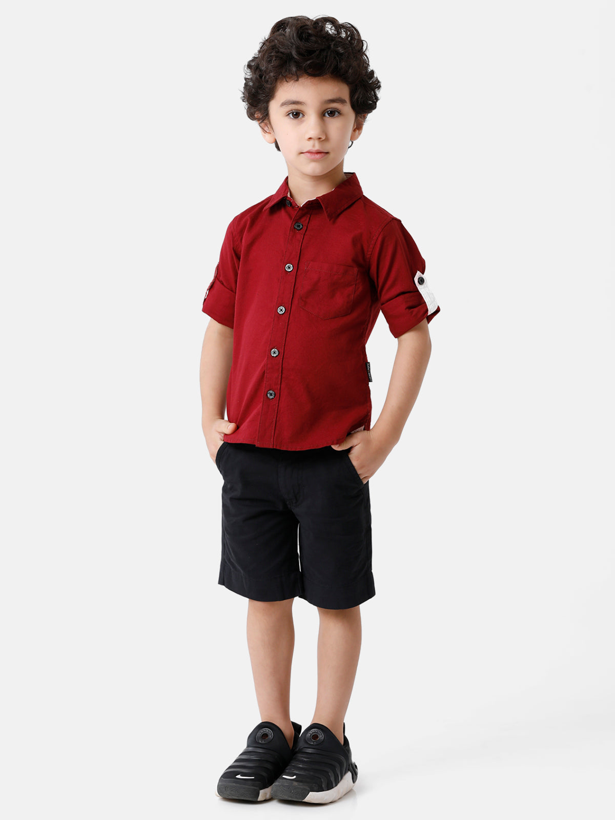 Deep Maroon Full Sleeve Shirt