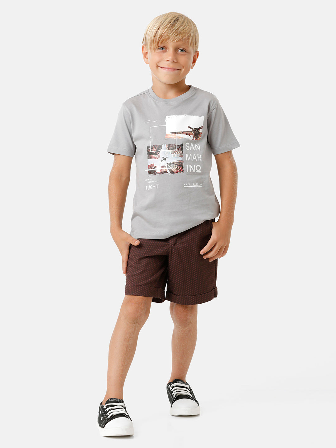 Boys All Over Printed Shorts