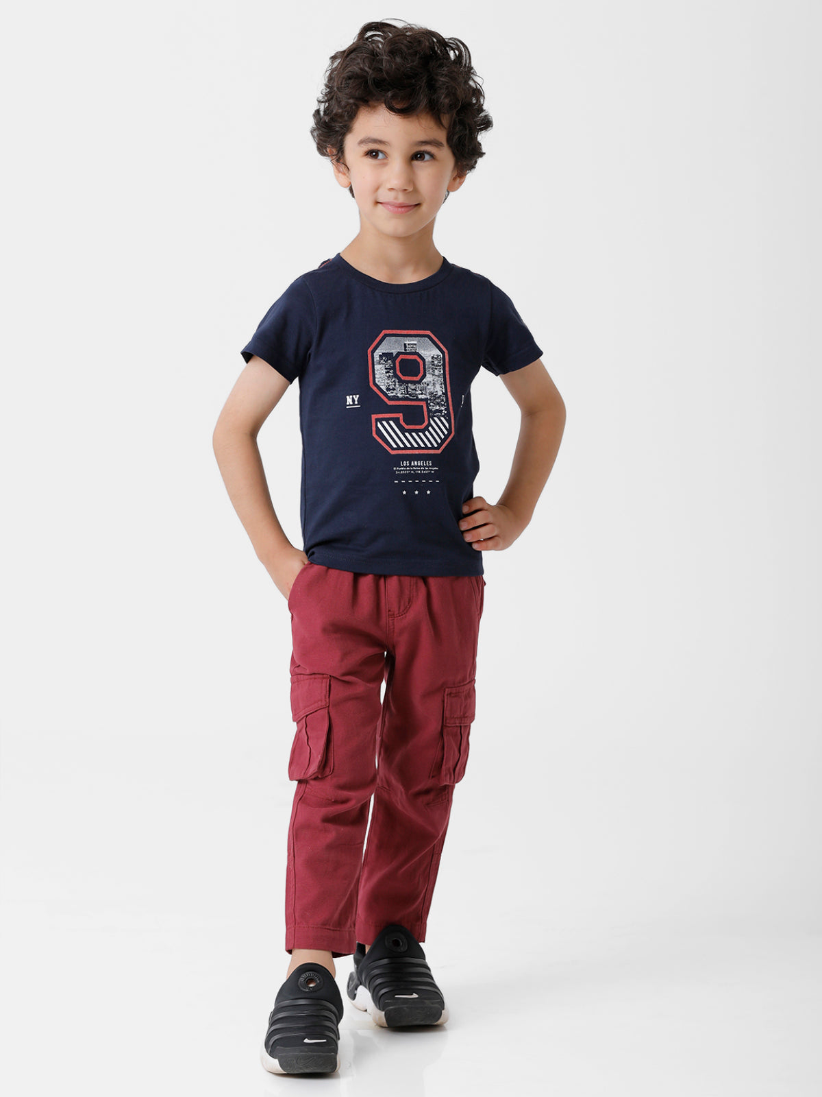 NY 9 LA Printed Tee
