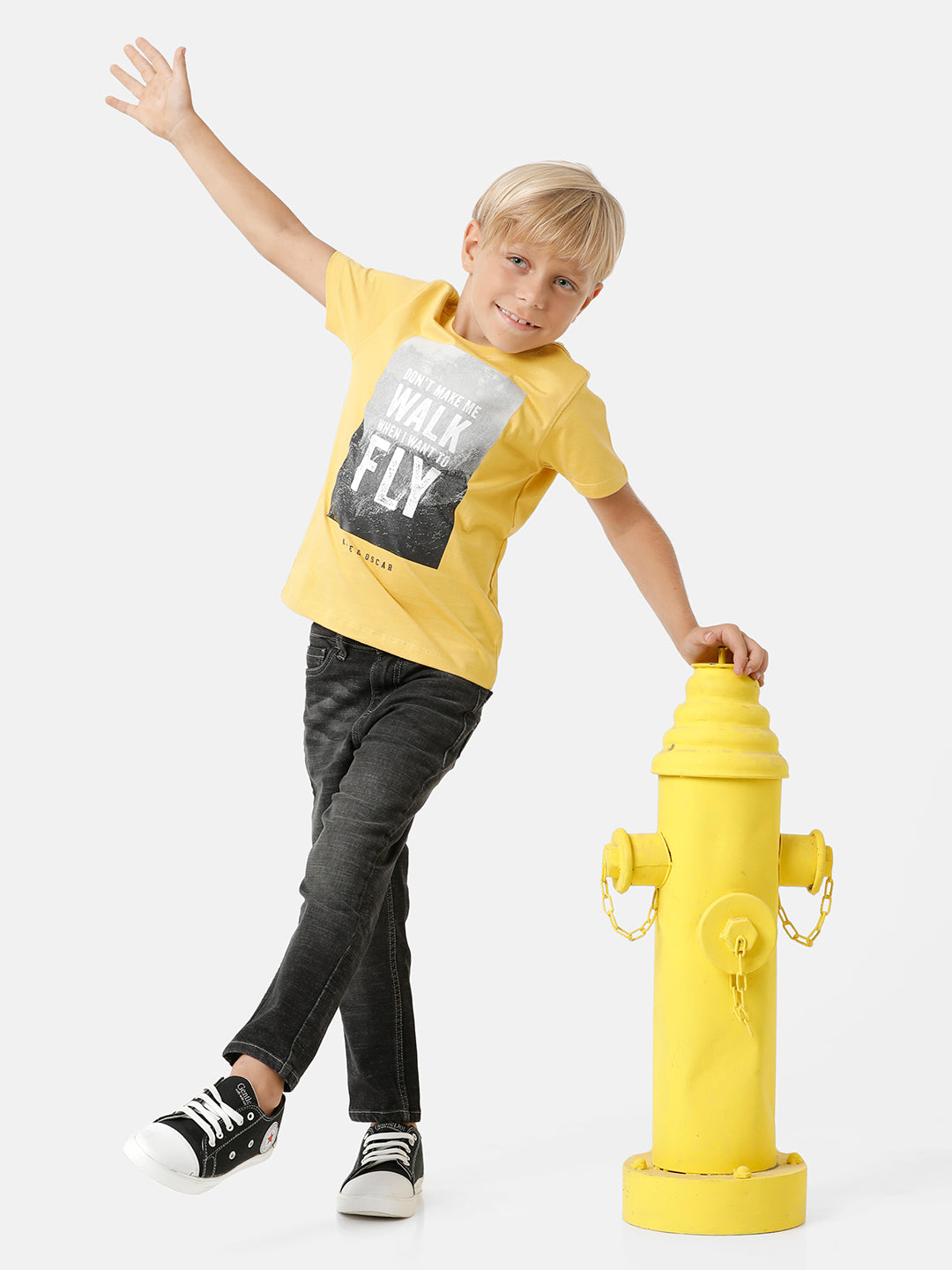 Boys Placement Print T-shirt