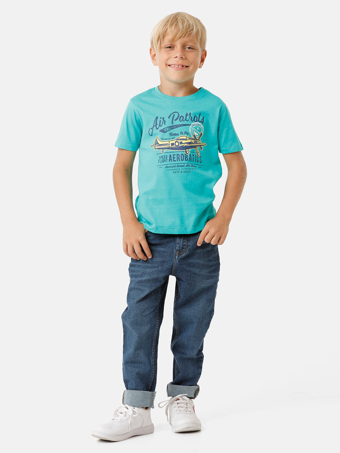 Boys Placement Printed T-shirt