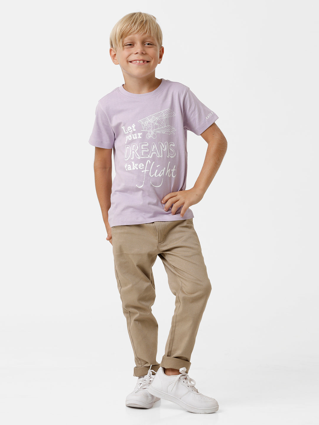 Boys Placement Printed T-shirt