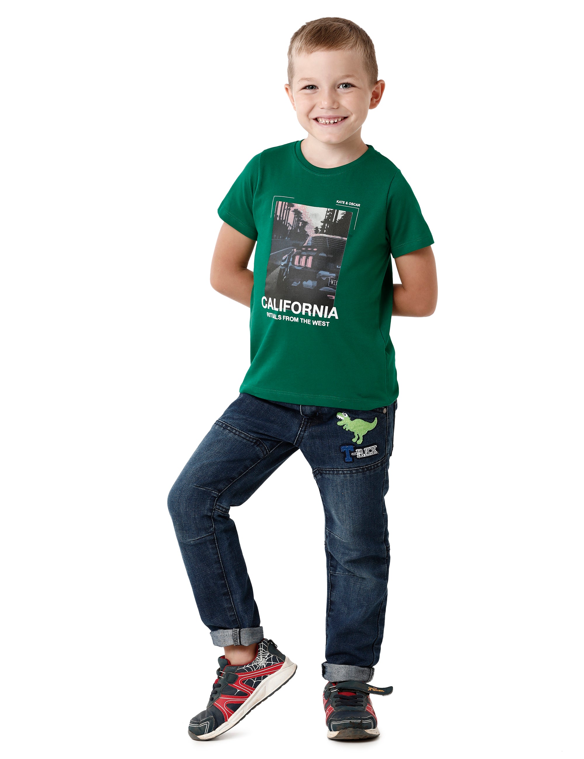 California Green Printed T-Shirt