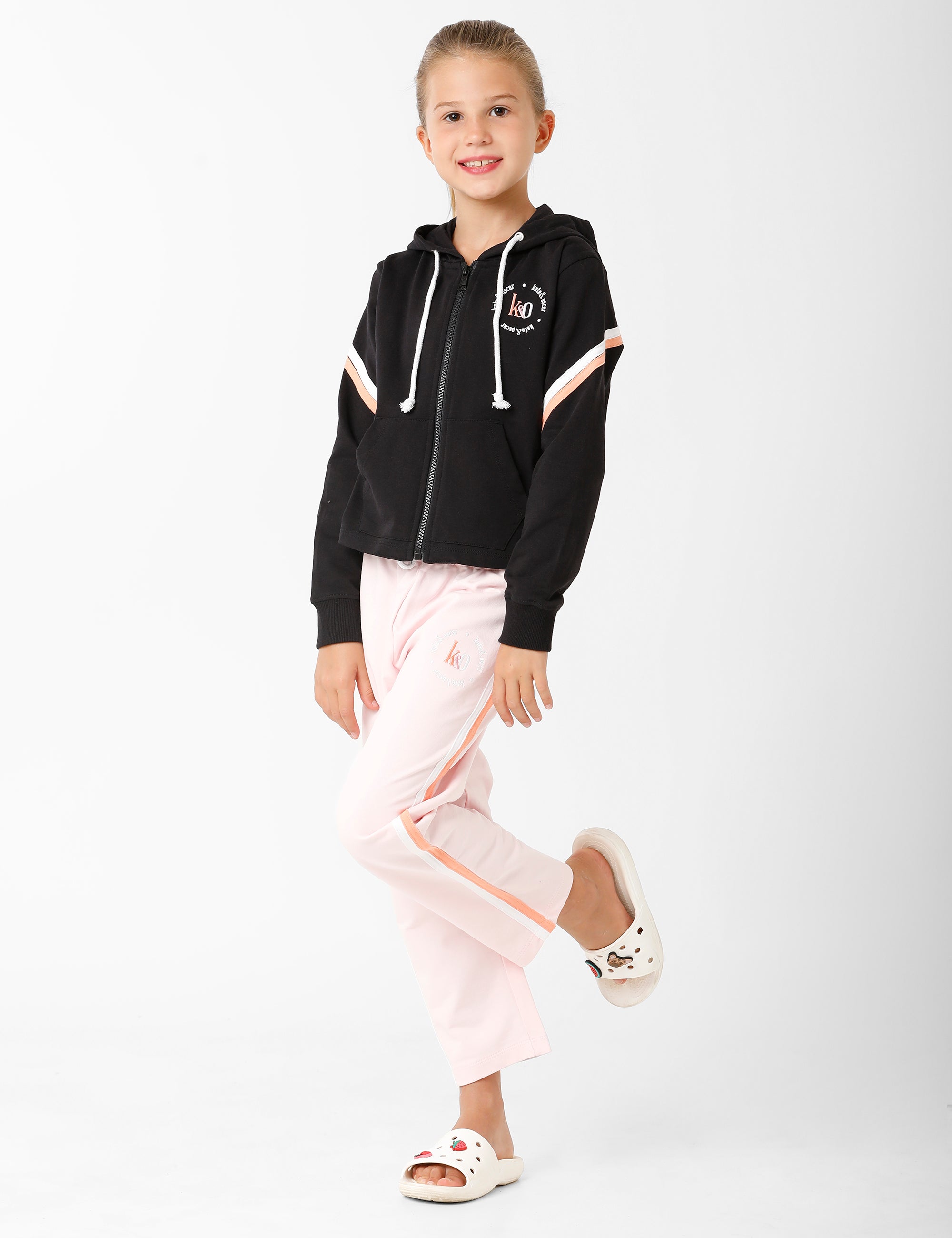 Signature Cut & Sew Black Sweatshirt