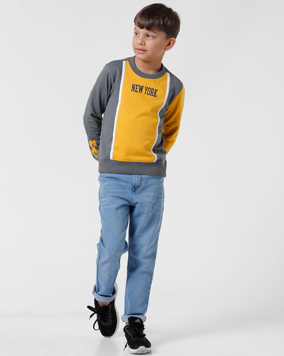 Grey Cut & Sew Sweatshirt