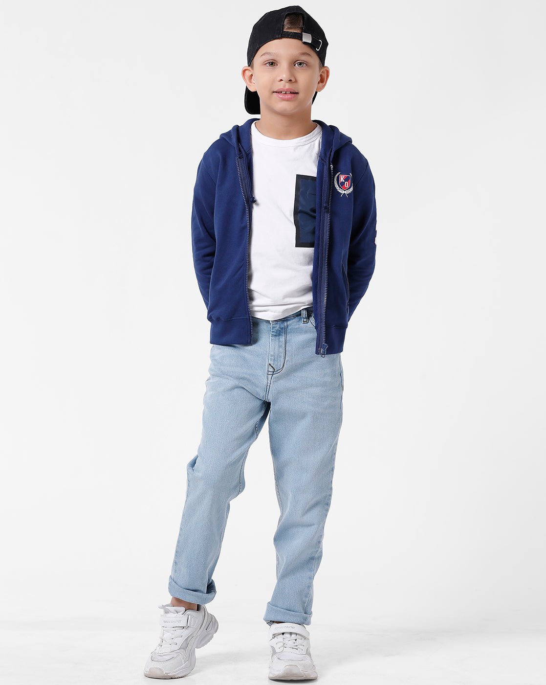 Navy Hooded Sweatshirt