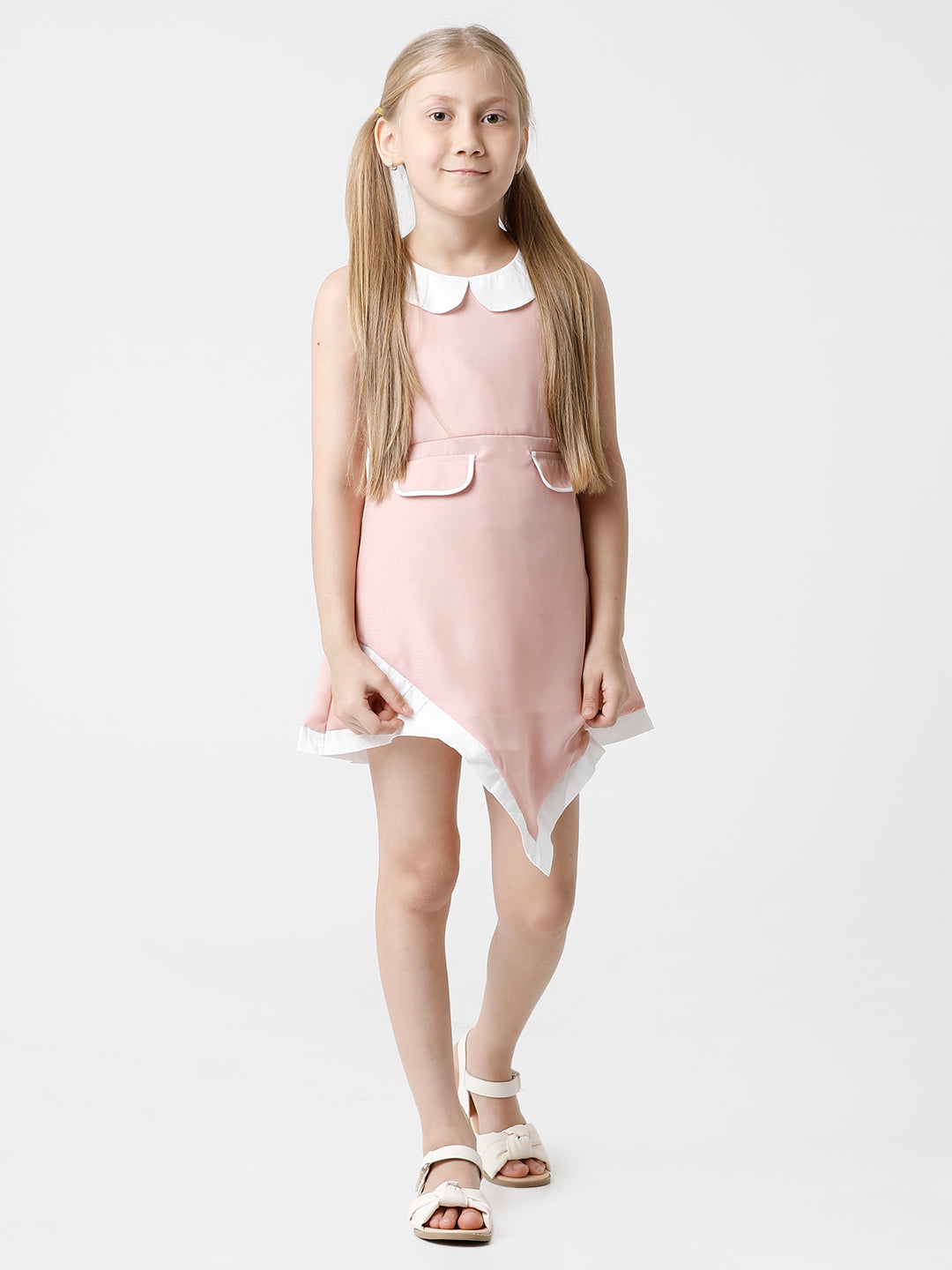 Asymmetrical Pink Dress