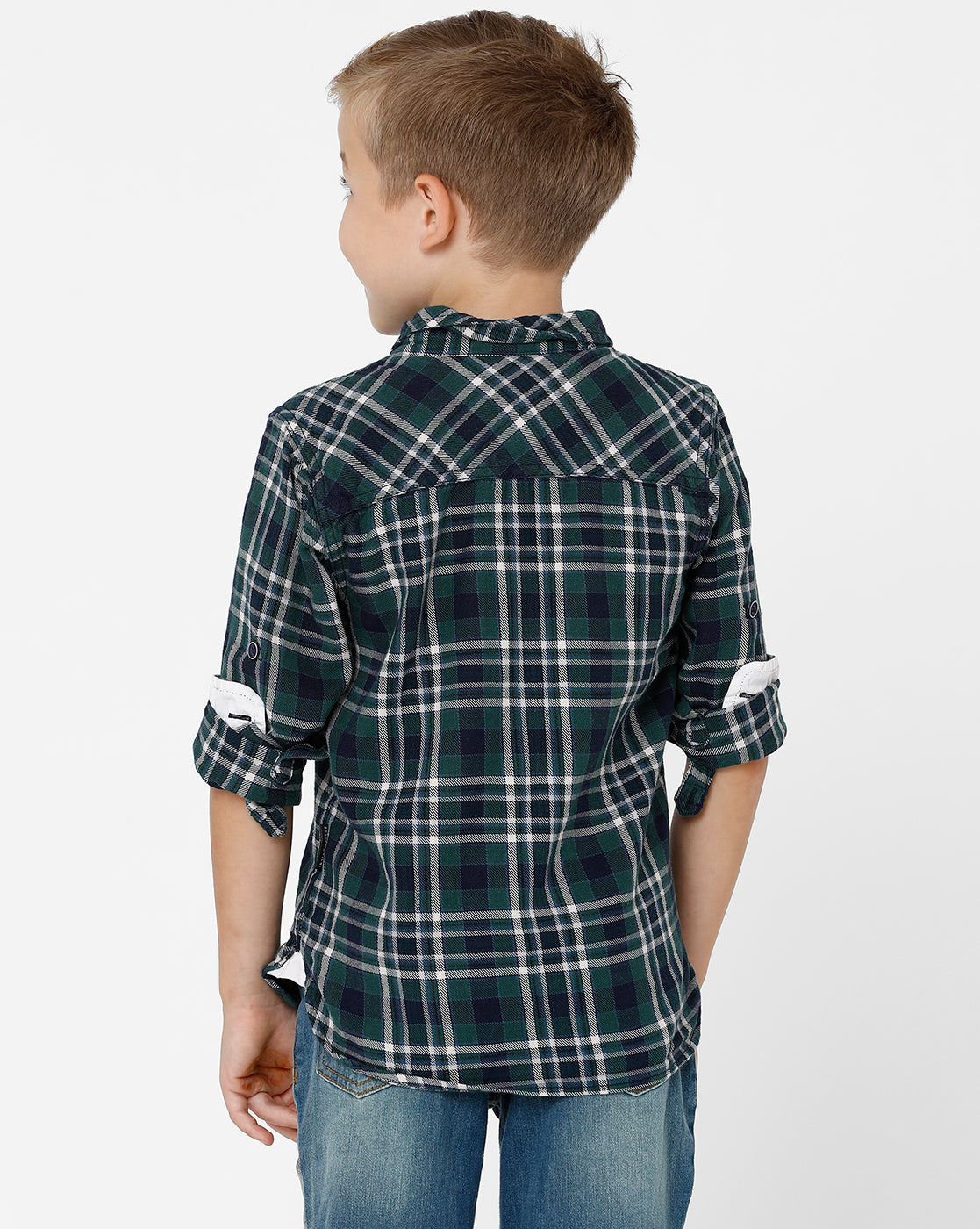 Green Checked Shirt