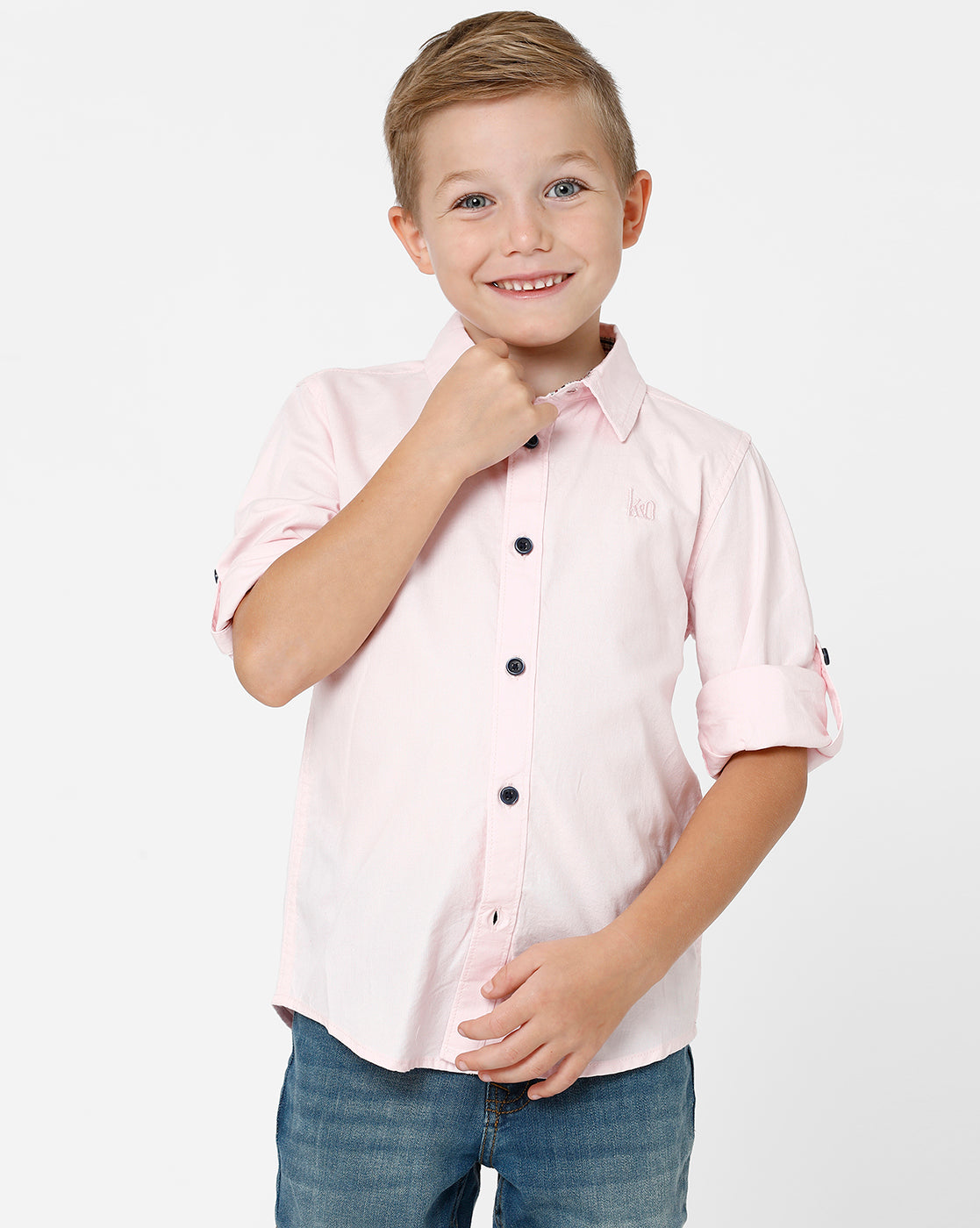 Light Pink K&O Full Sleeve Shirt