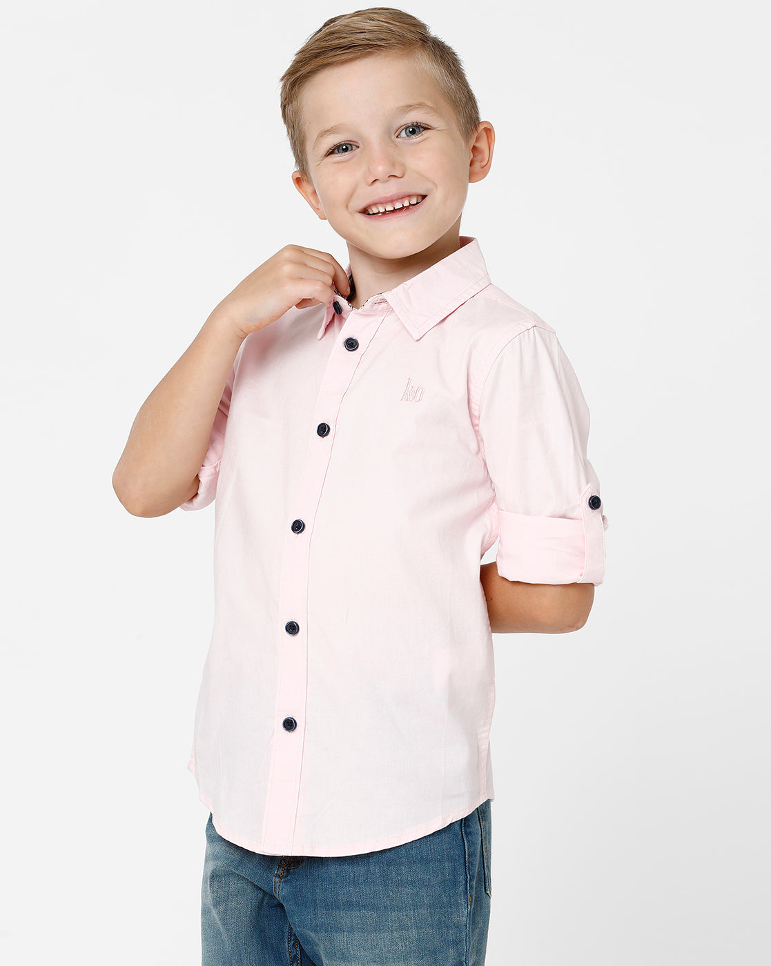 Light Pink K&O Full Sleeve Shirt
