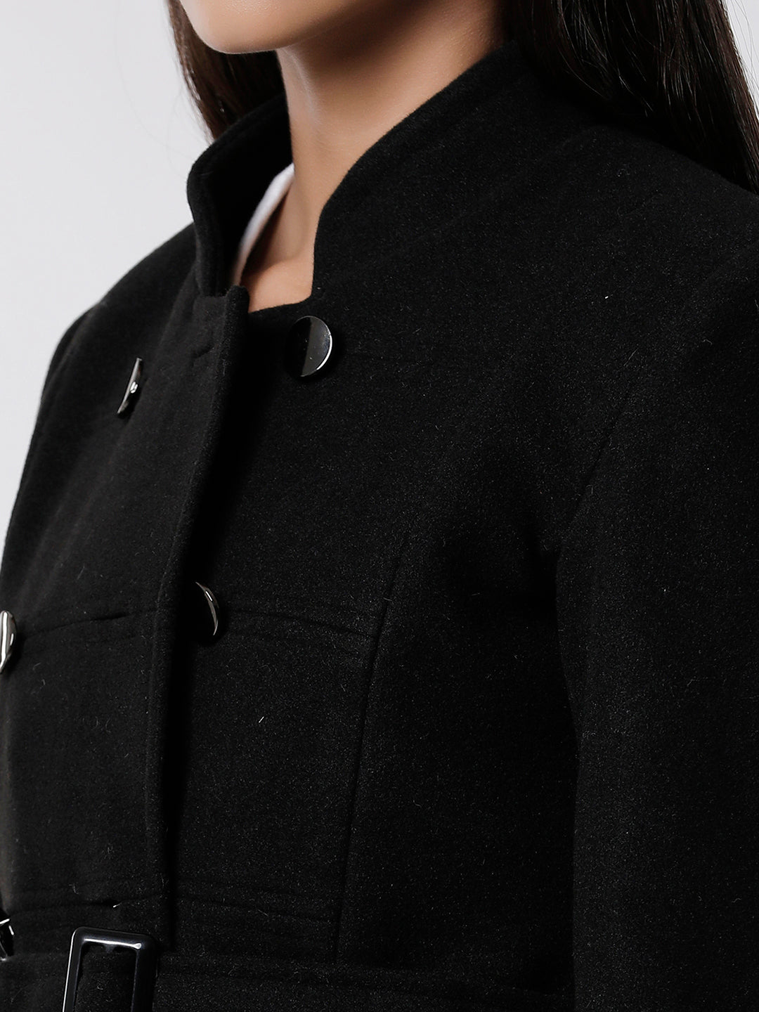 Girls Solid Sherpa Jacket