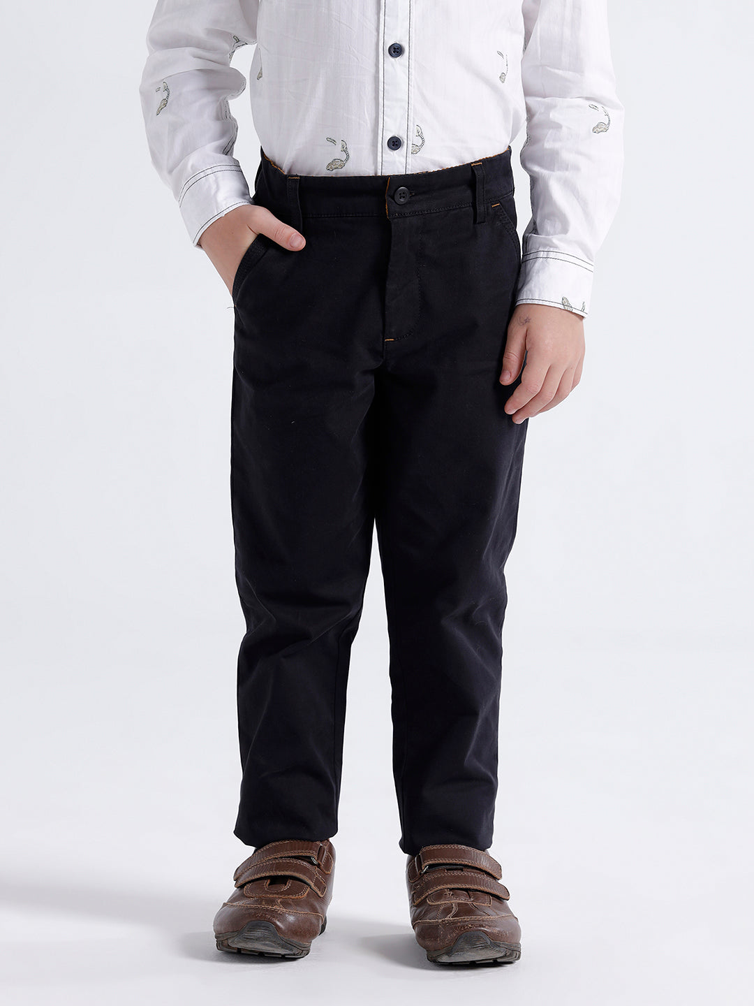 Boys Trouser with contrast inner waistband