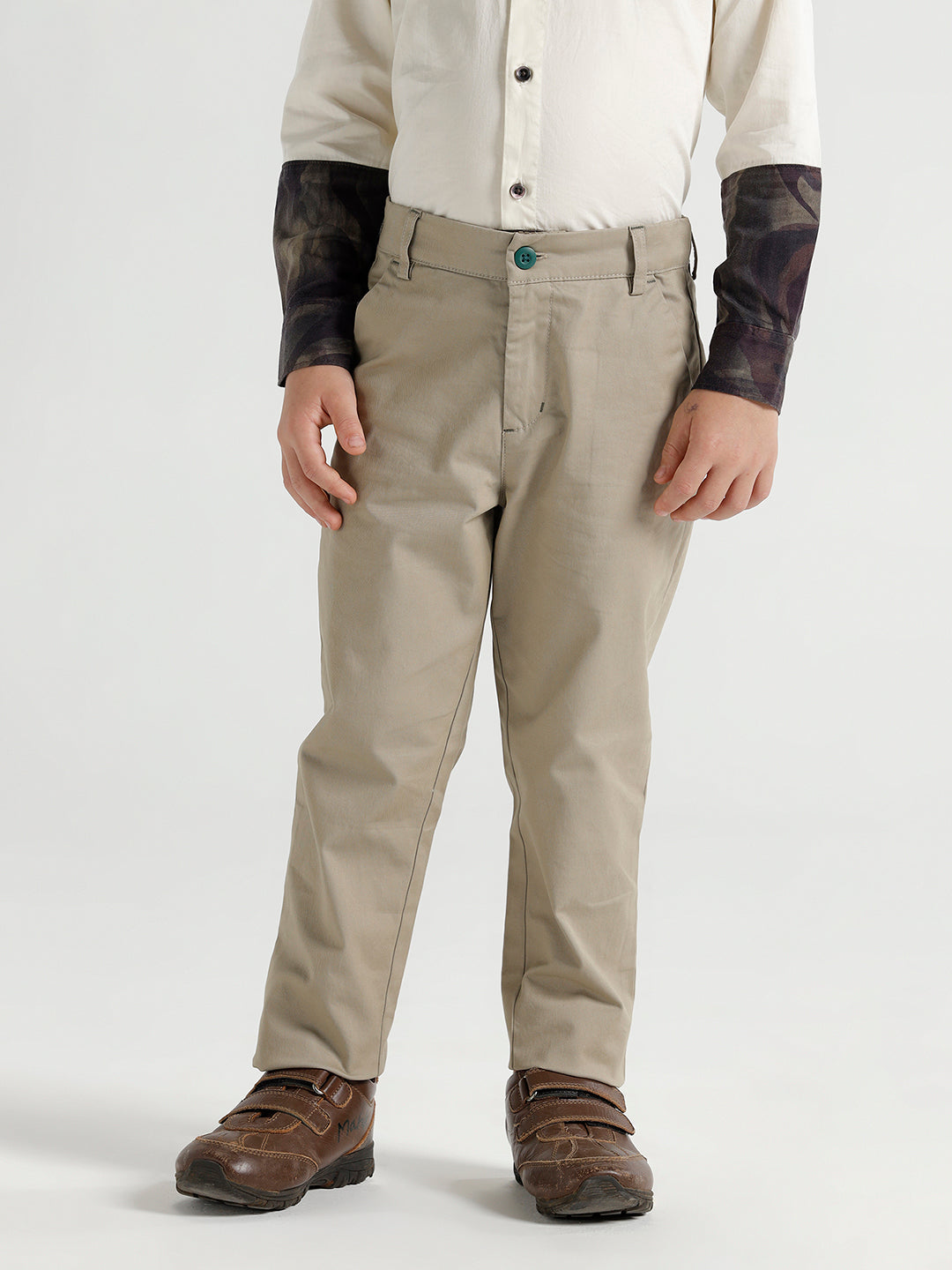 Boys Trouser with contrast inner waistband
