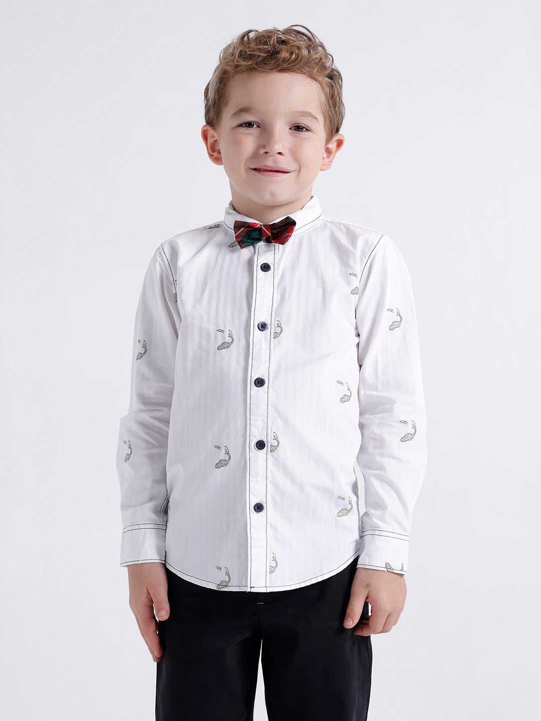 Boys Long sleeve shirt with Bow