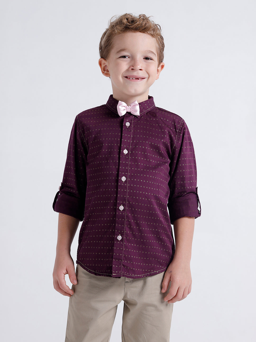 Boys Long sleeve shirt with Bow
