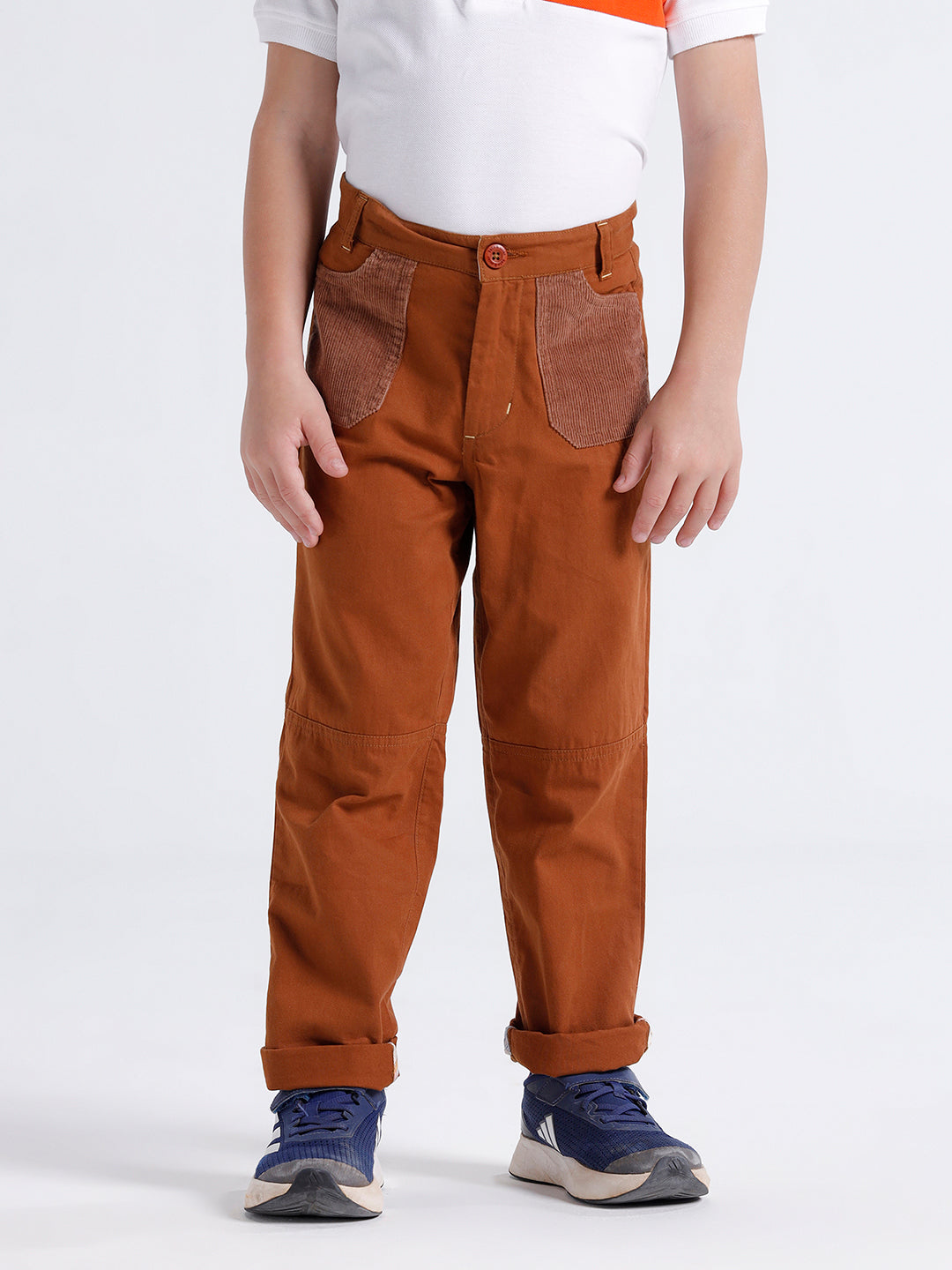 Boys Trouser with Corduroy pokcets
