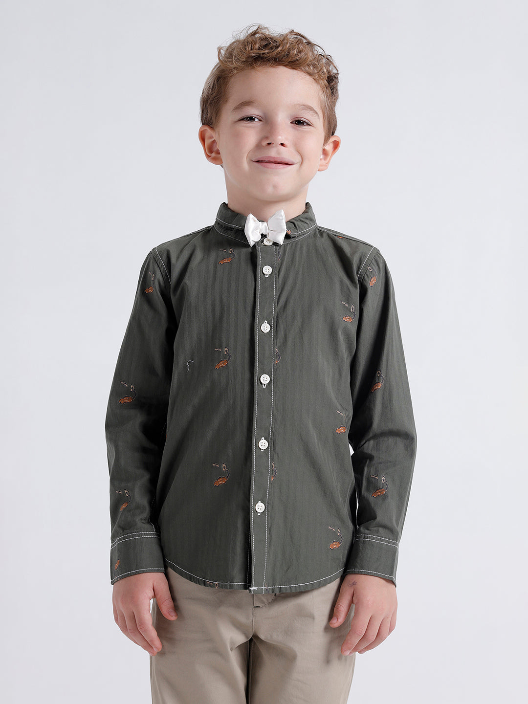Boys Long sleeve shirt with Bow