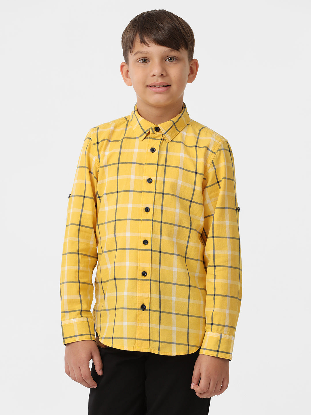 Boys check shirt